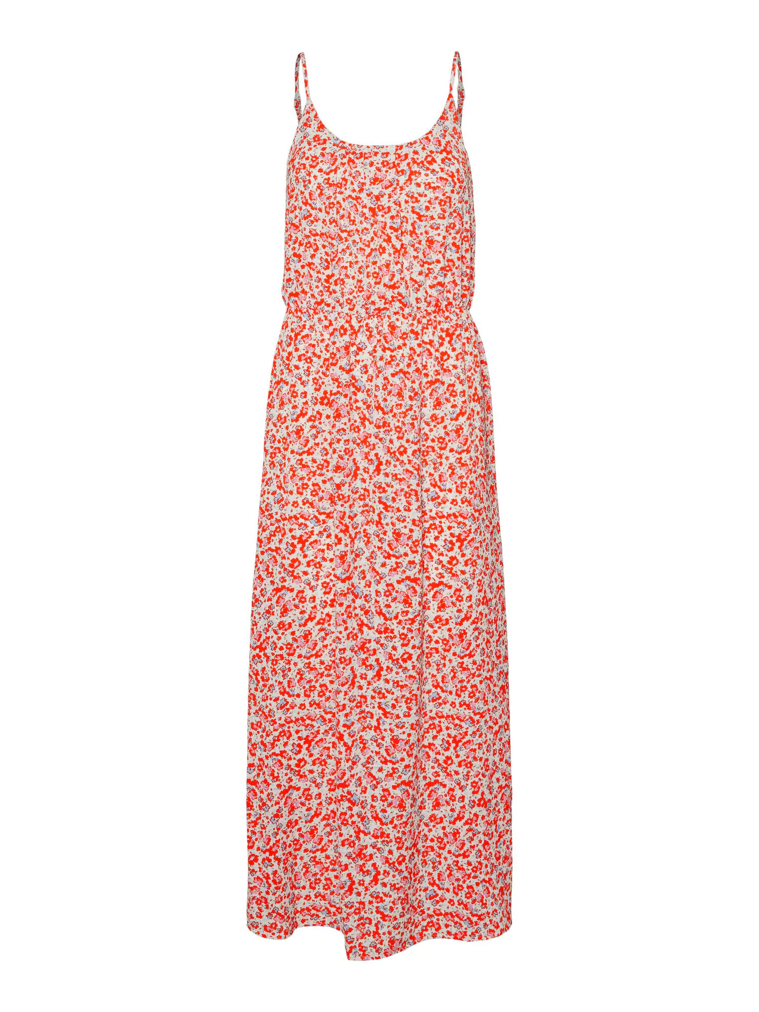 VERO MODA Rochie 'Sasha' roșu orange / alb - Pled.ro