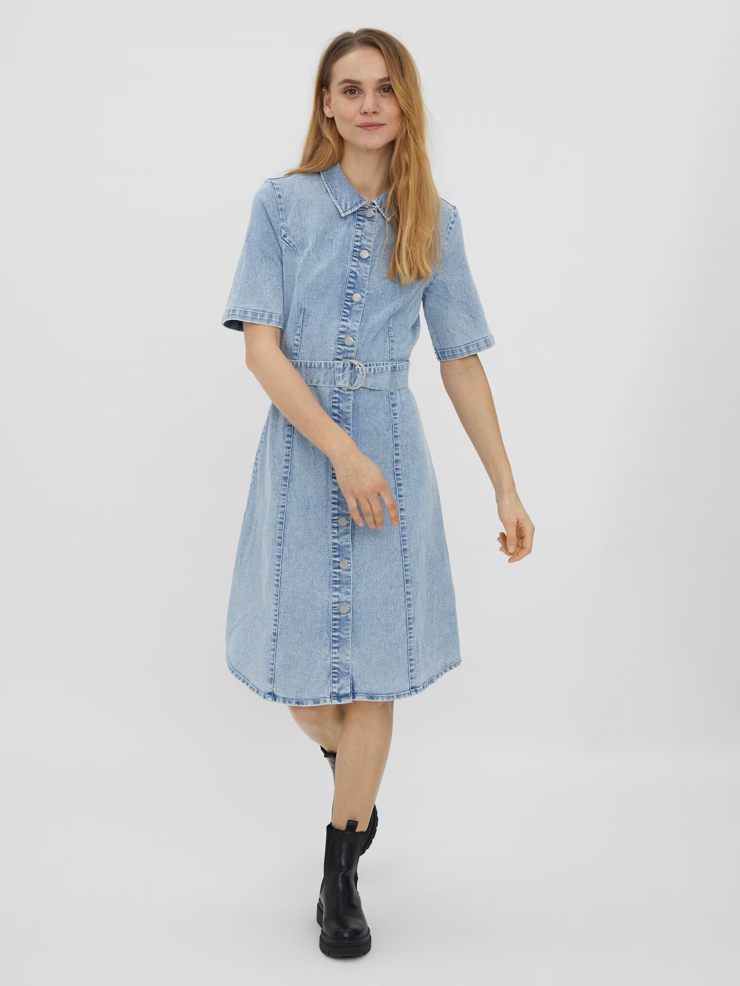 VERO MODA Rochie 'Say' albastru denim - Pled.ro