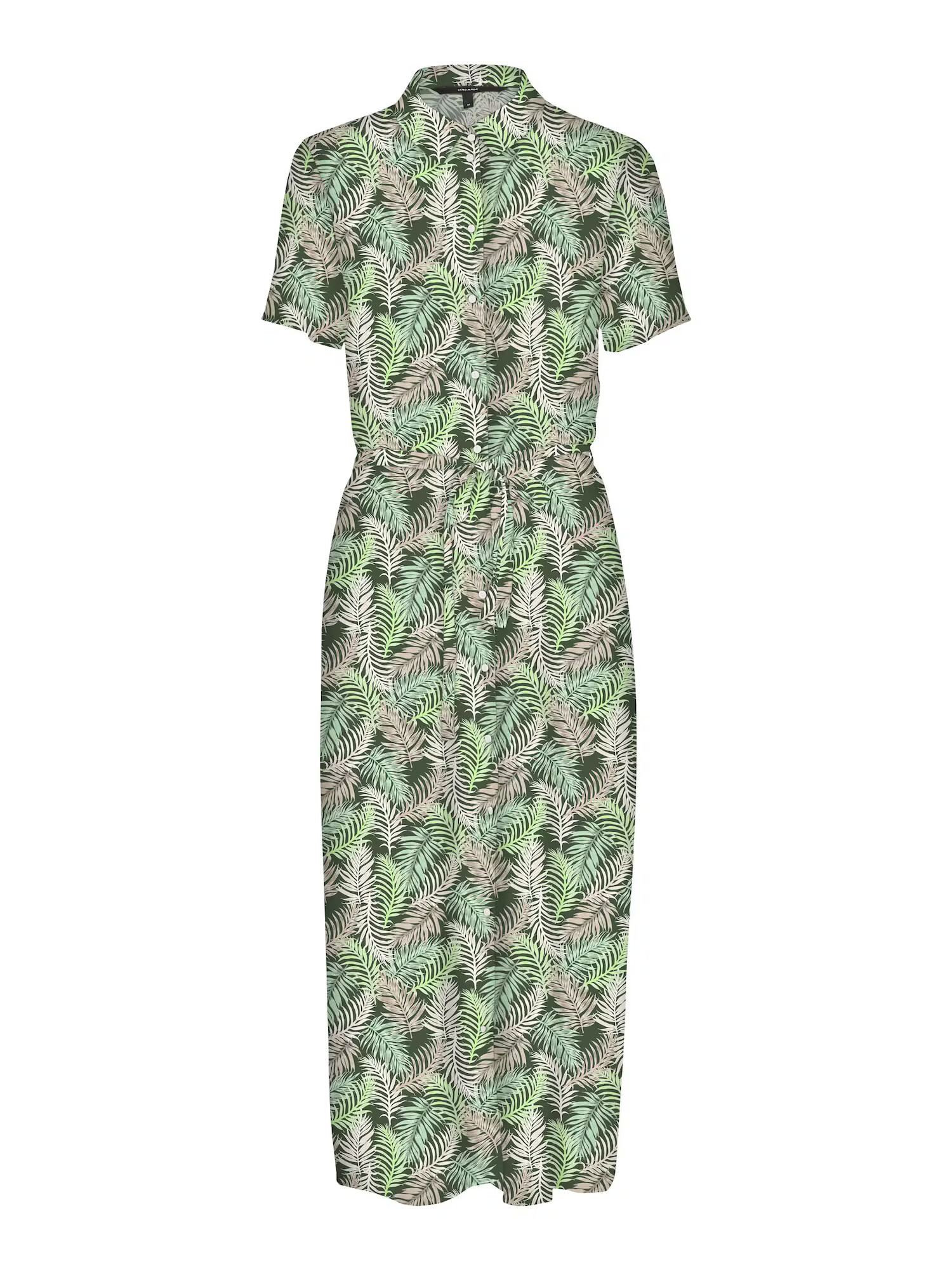 VERO MODA Rochie 'Simply' bej deschis / verde kiwi / verde iarbă / verde închis / alb - Pled.ro