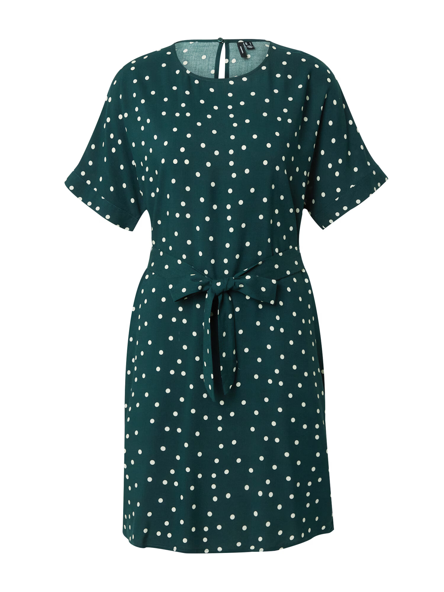 VERO MODA Rochie 'SOPHIA' verde închis / alb - Pled.ro