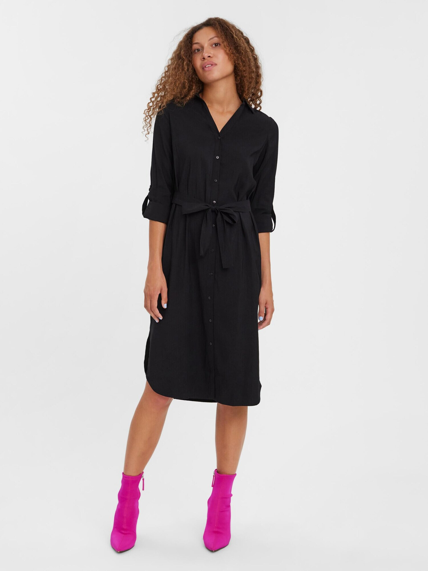 VERO MODA Rochie tip bluză 'Bell' negru - Pled.ro