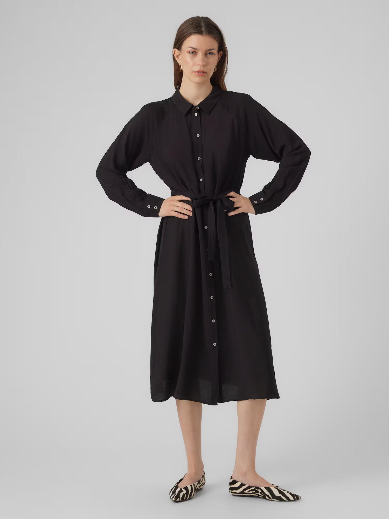 VERO MODA Rochie tip bluză 'DEBBY' negru - Pled.ro