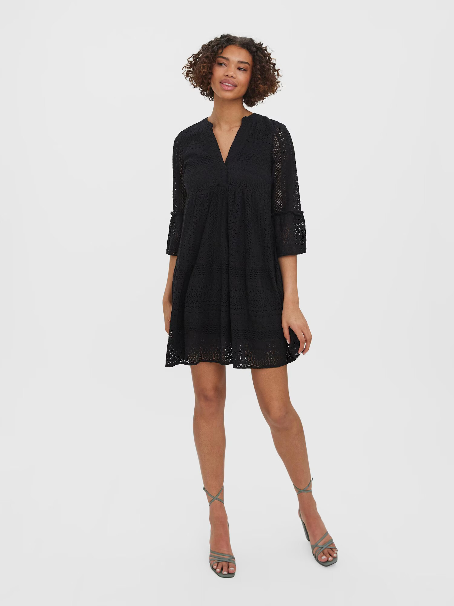 VERO MODA Rochie tip bluză 'Honey' negru - Pled.ro