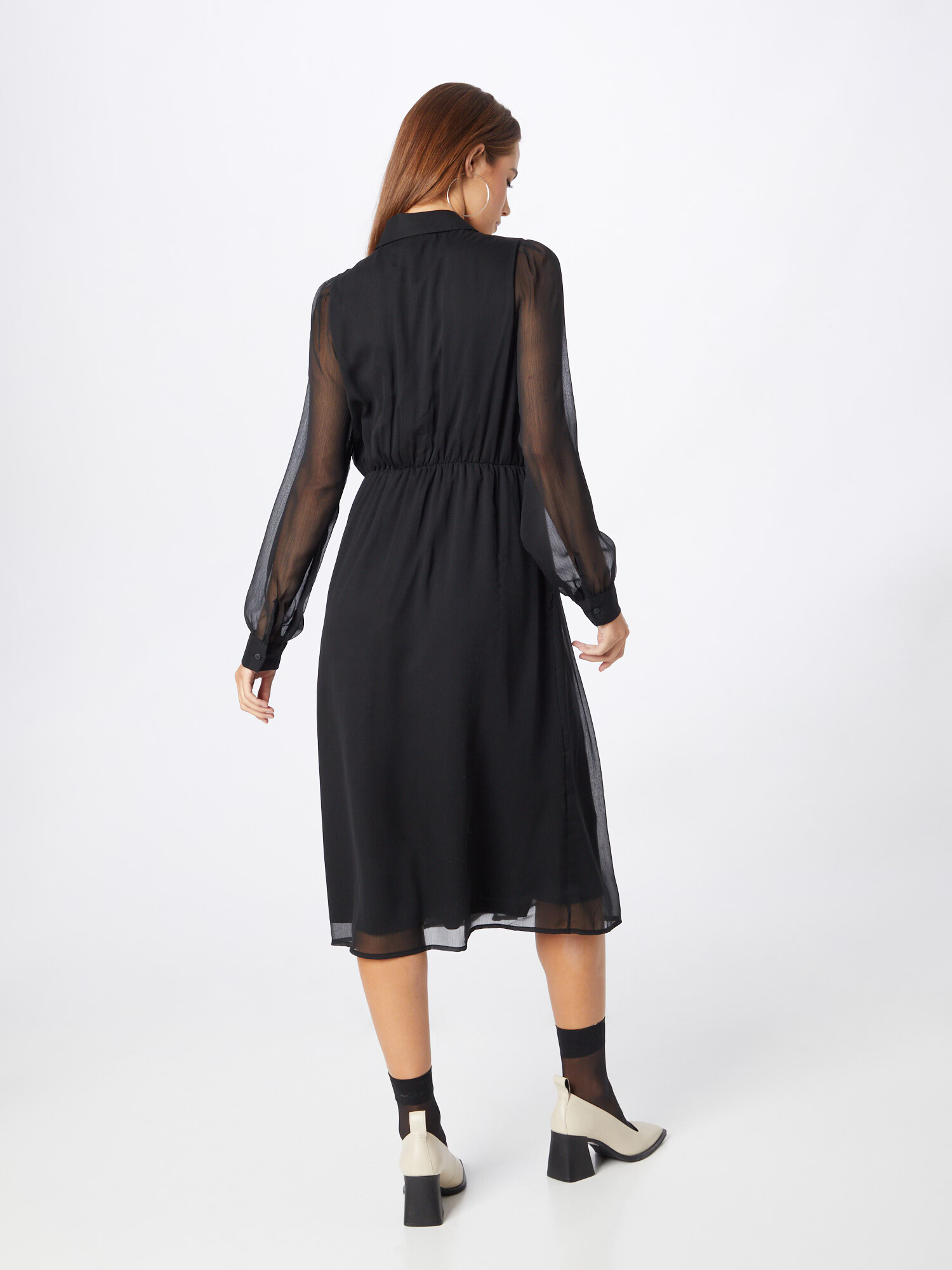 VERO MODA Rochie tip bluză 'KAYA' negru - Pled.ro