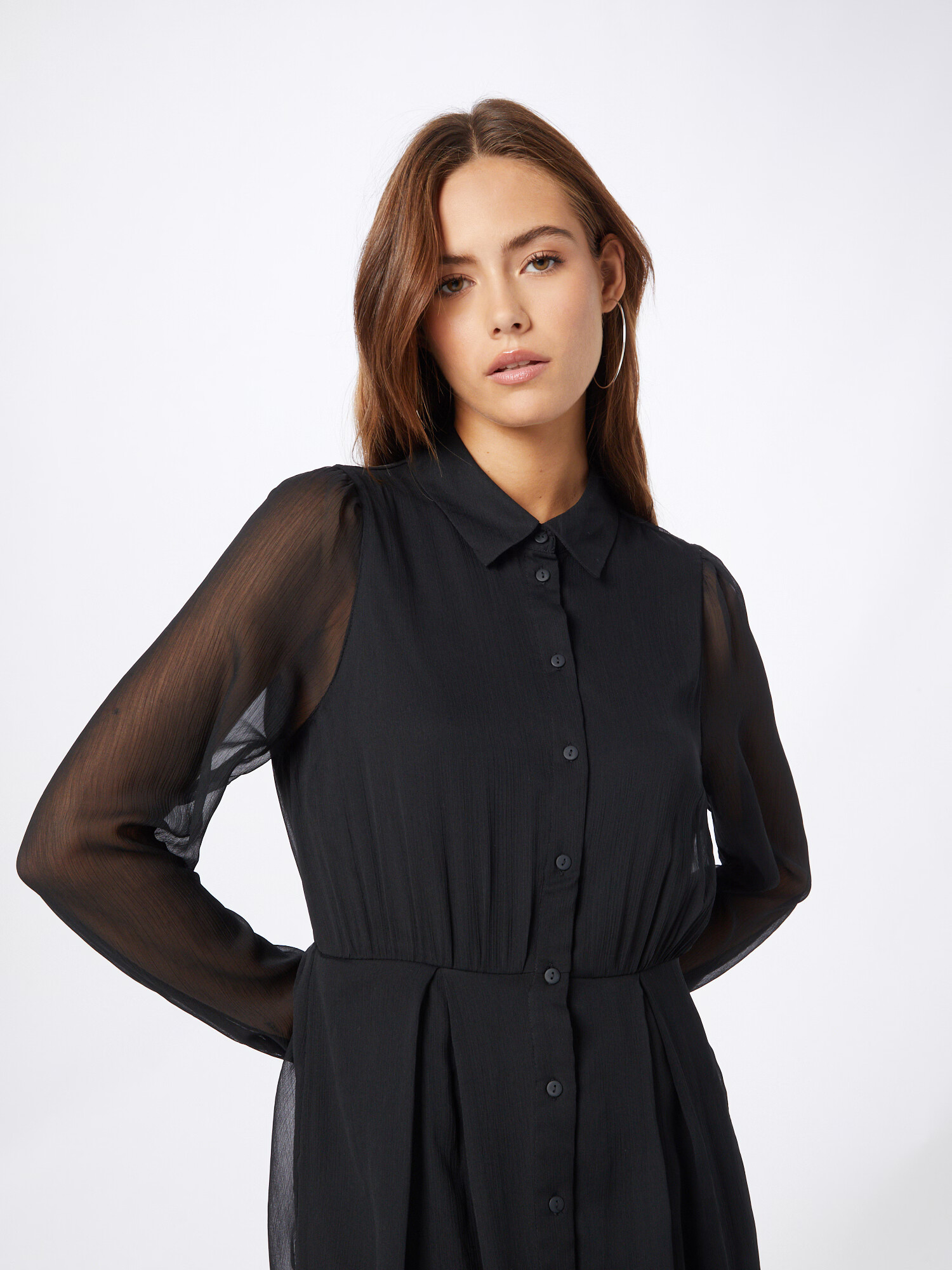 VERO MODA Rochie tip bluză 'KAYA' negru - Pled.ro