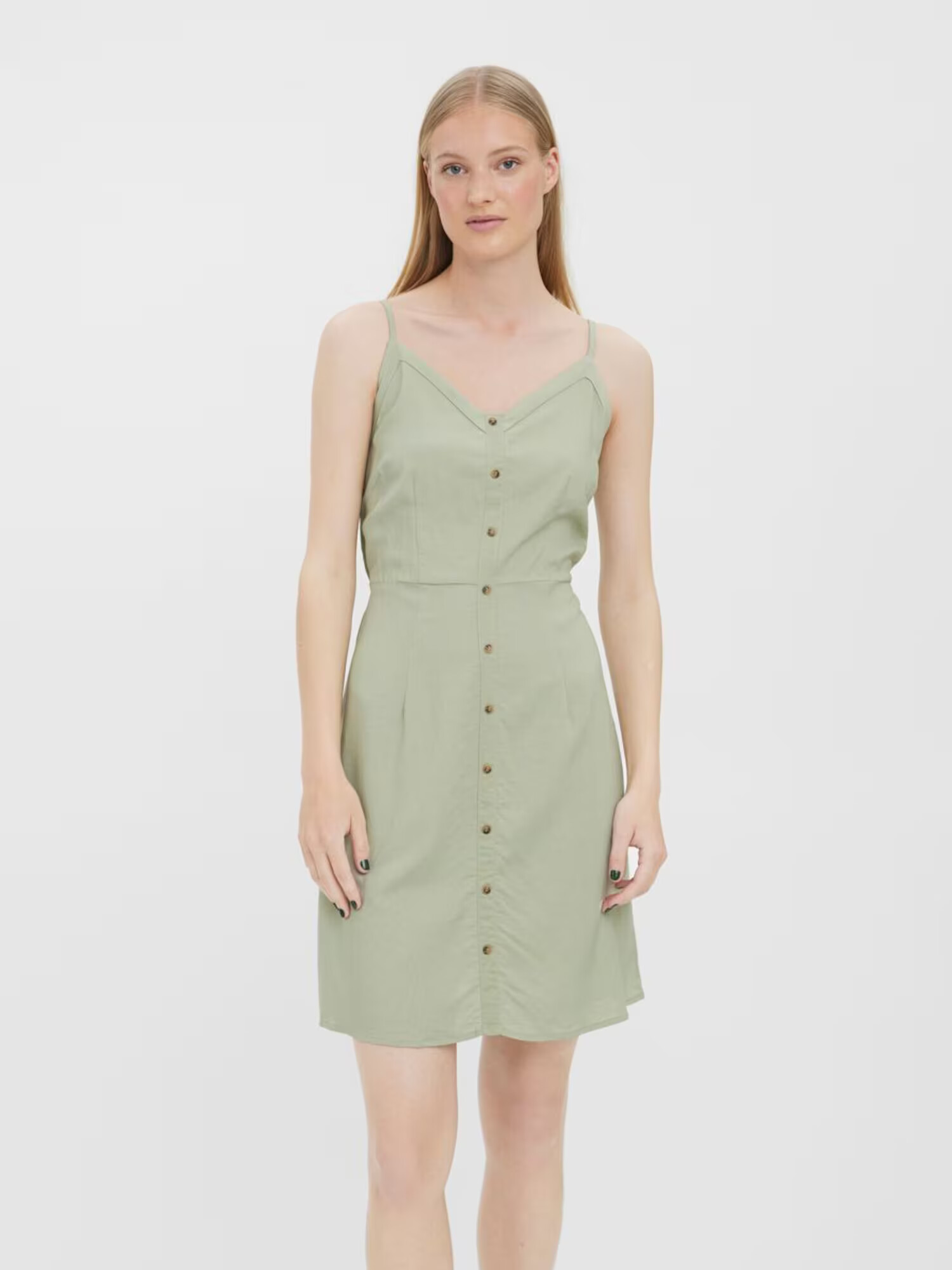 VERO MODA Rochie de vară 'Lubi' verde deschis - Pled.ro