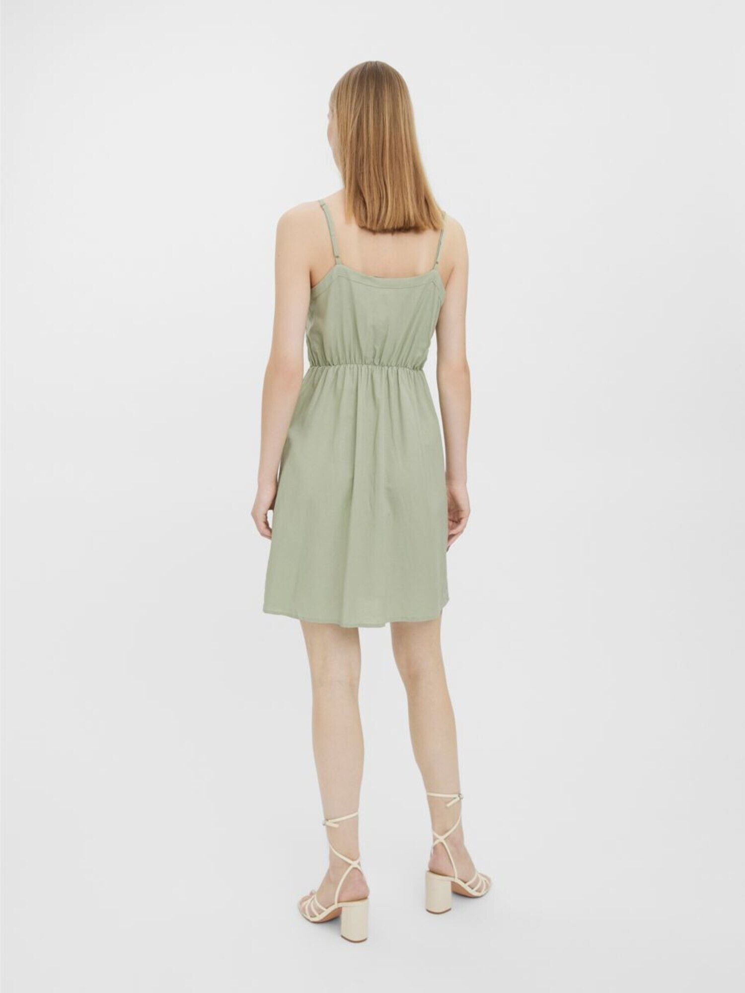 VERO MODA Rochie de vară 'Lubi' verde deschis - Pled.ro