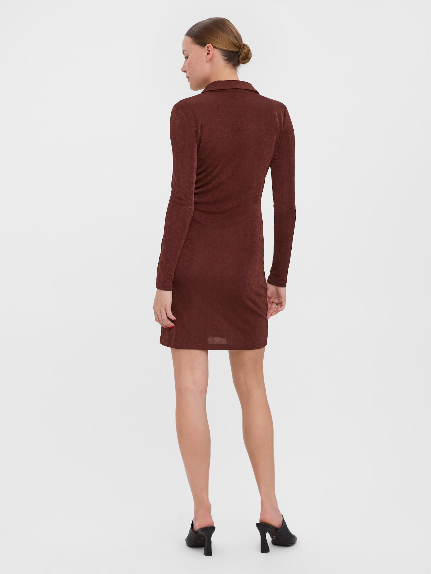 VERO MODA Rochie tip bluză maro - Pled.ro