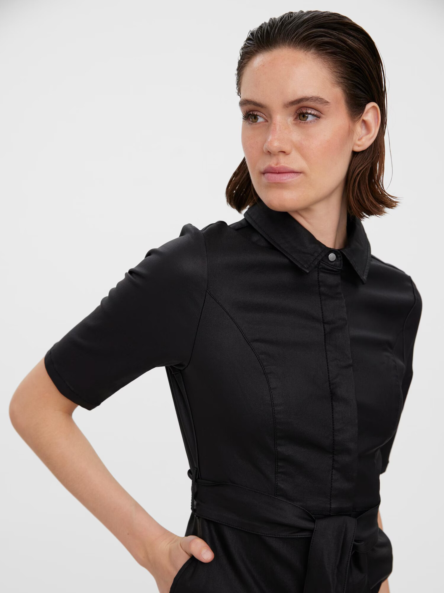 VERO MODA Rochie tip bluză 'MAY' negru - Pled.ro