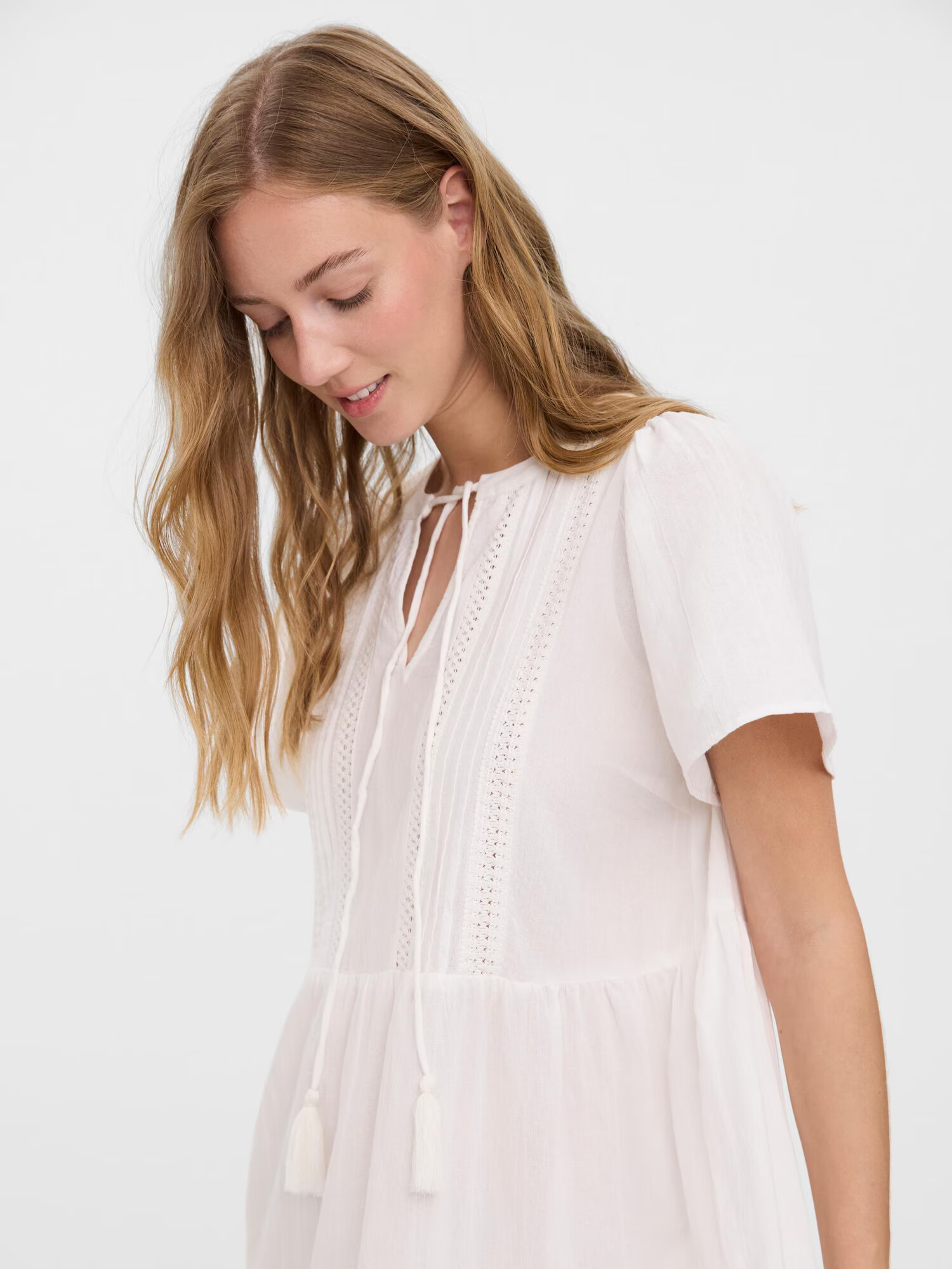 VERO MODA Rochie de vară 'MUST HAVE' alb - Pled.ro