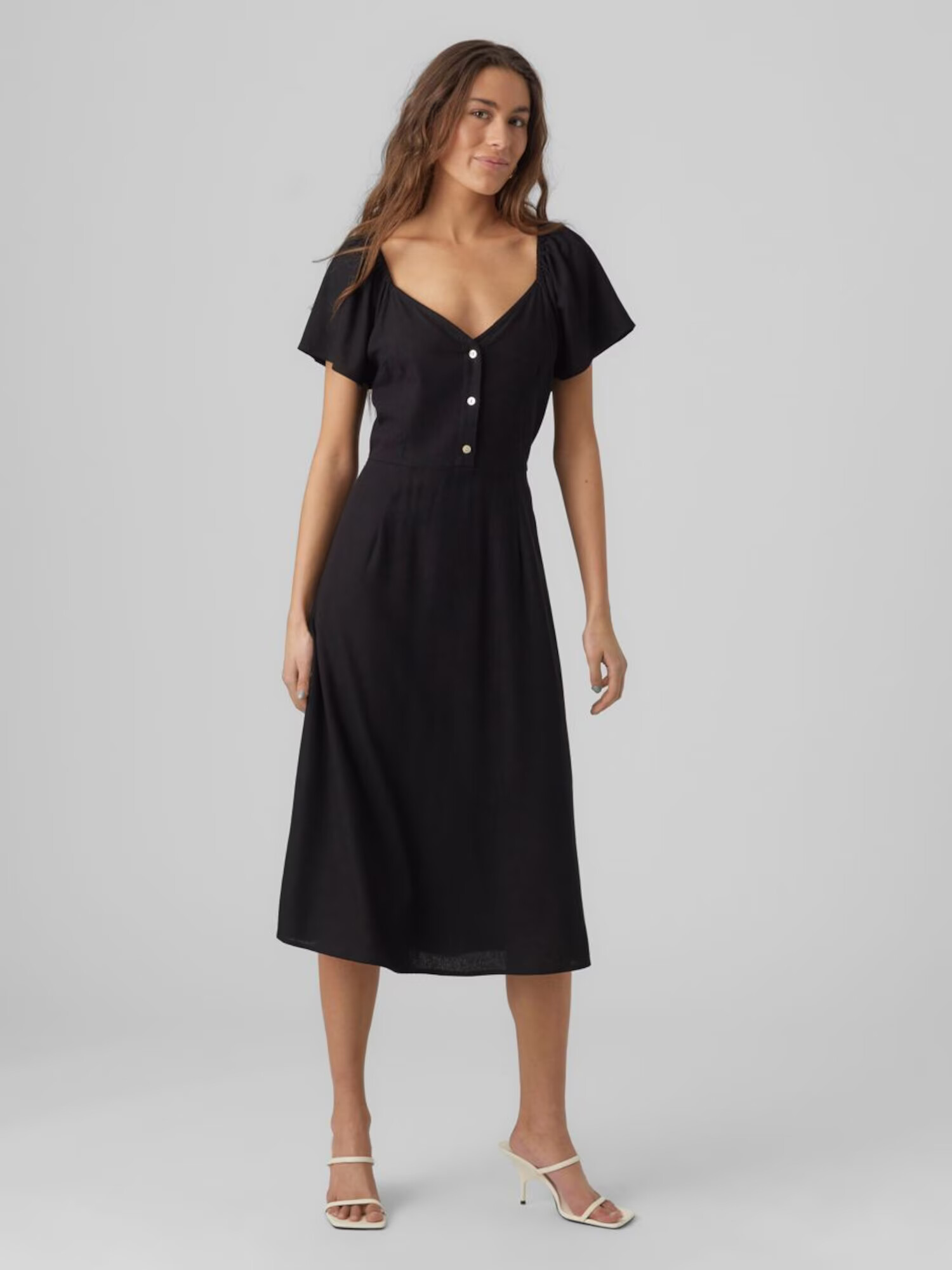 VERO MODA Rochie de vară 'Mymilo' negru - Pled.ro