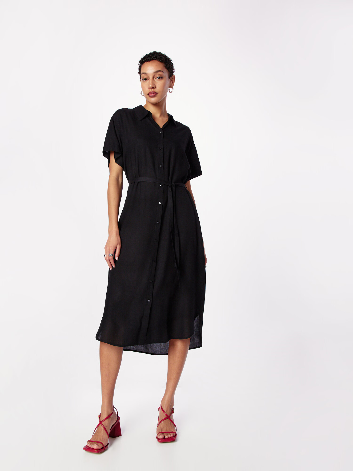 VERO MODA Rochie tip bluză negru - Pled.ro