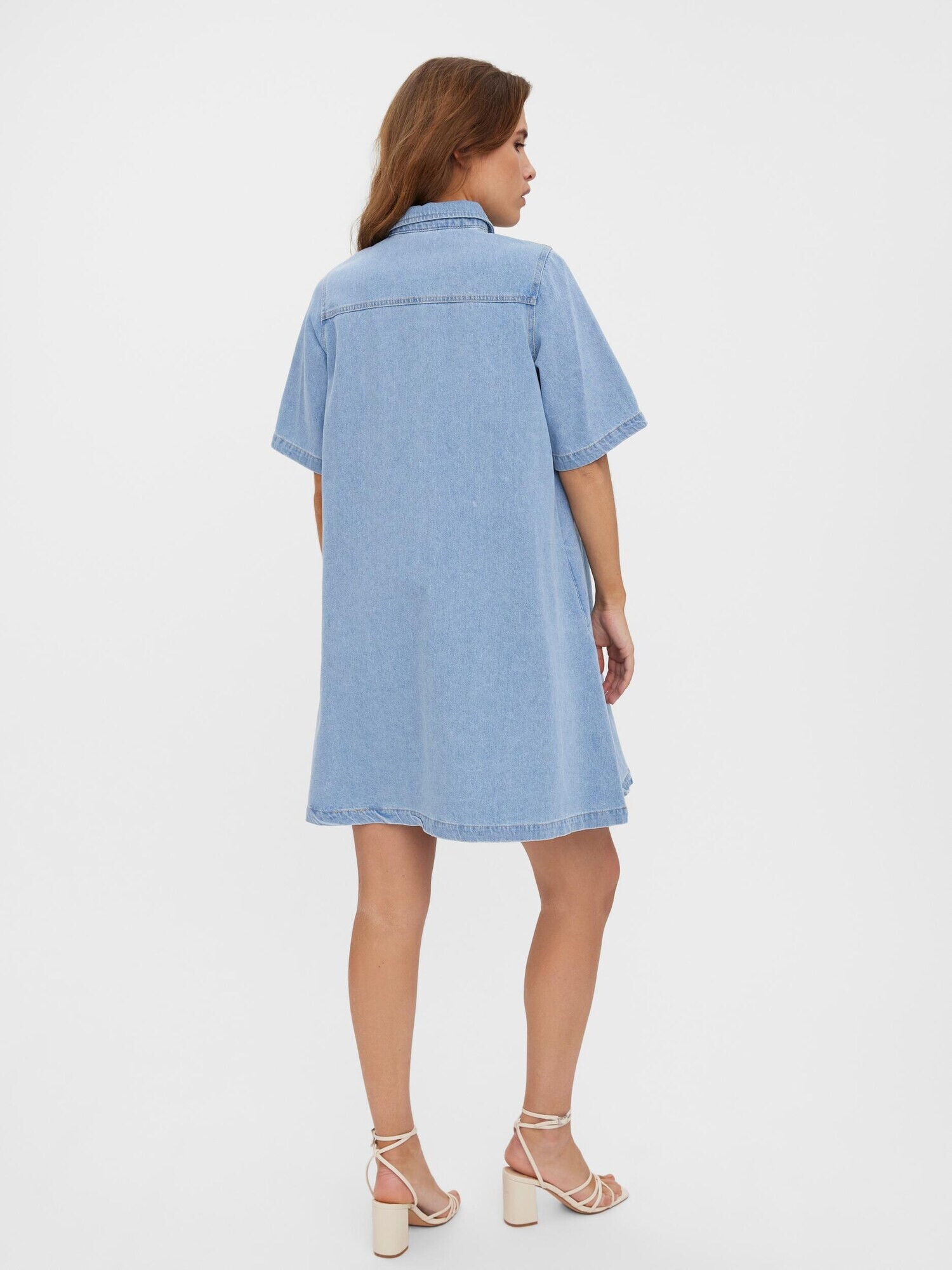 VERO MODA Rochie tip bluză 'Ocina' albastru denim - Pled.ro