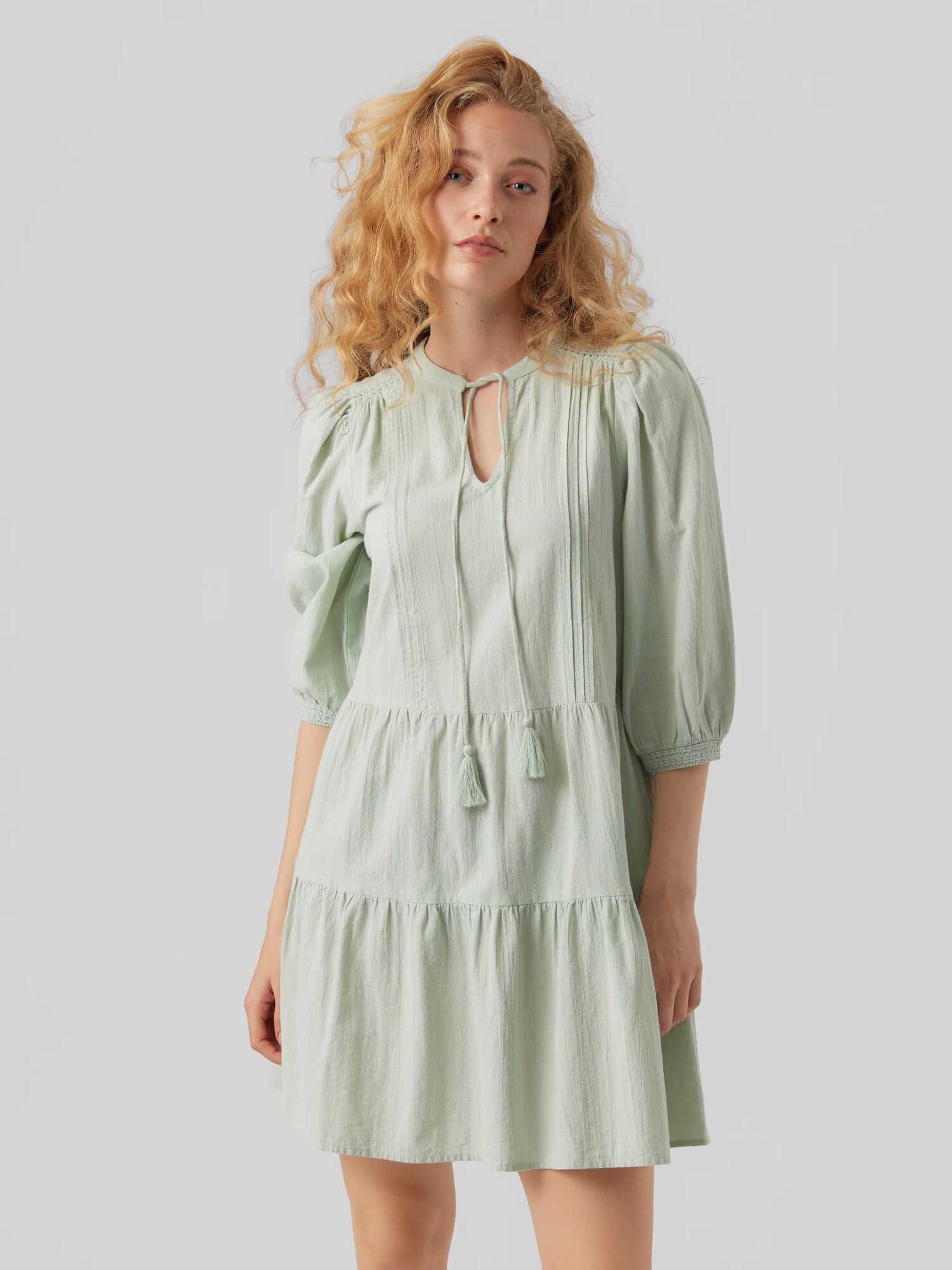 VERO MODA Rochie 'PRETTY' verde pastel - Pled.ro