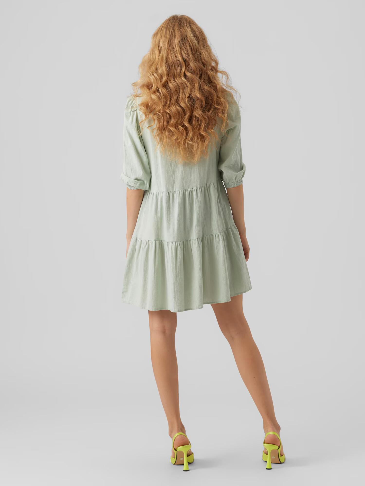 VERO MODA Rochie 'PRETTY' verde pastel - Pled.ro