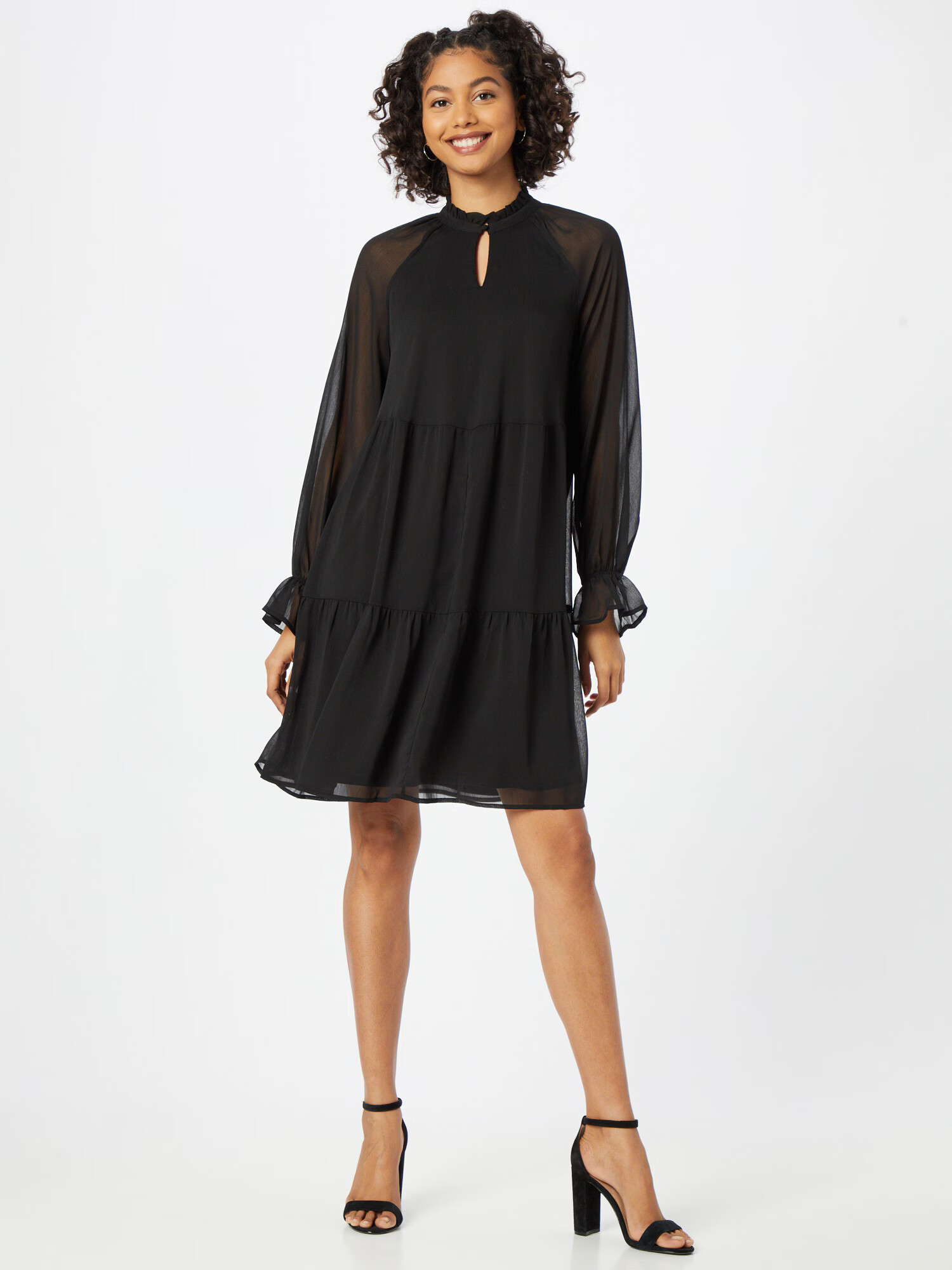 VERO MODA Rochie tip bluză 'Smilla' negru - Pled.ro