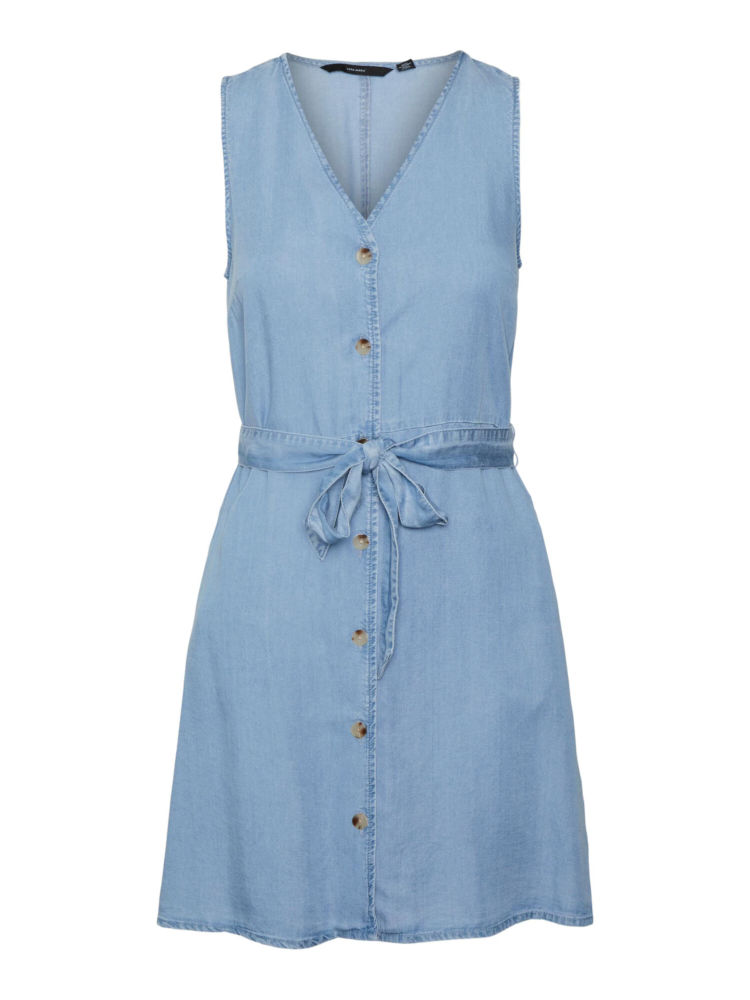 VERO MODA Rochie tip bluză 'Viviana' albastru denim - Pled.ro