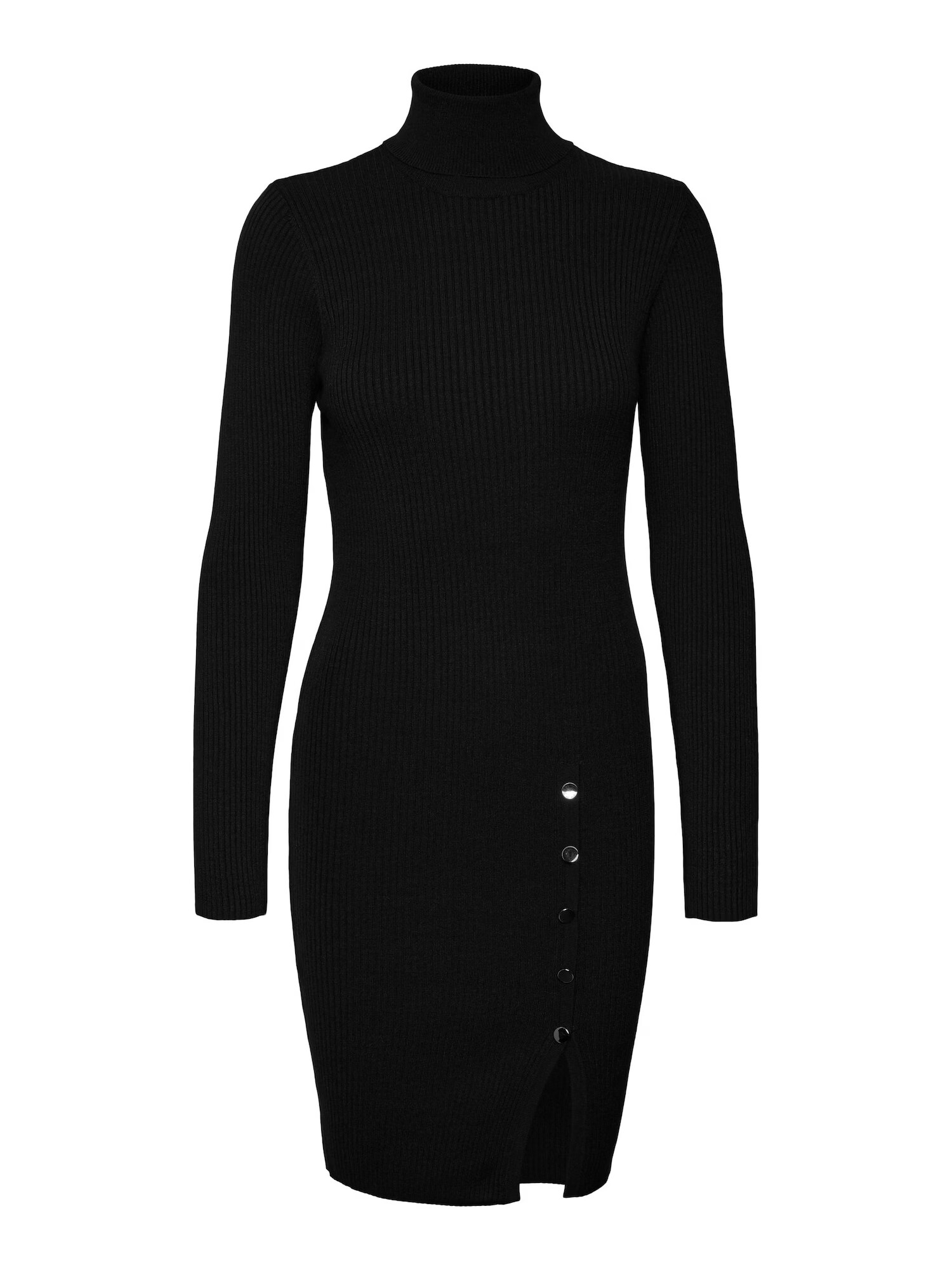 VERO MODA Rochie tricotat 'Aba' negru - Pled.ro