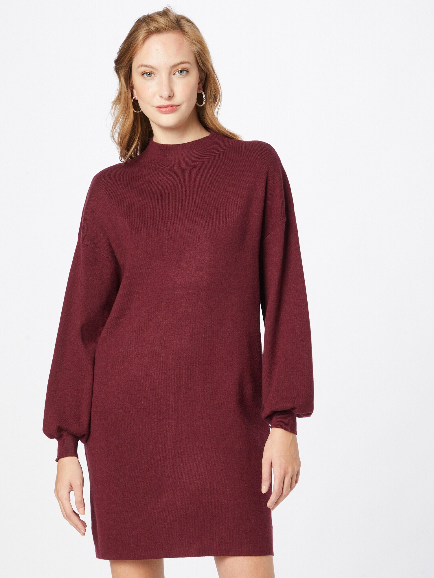 VERO MODA Rochie tricotat 'NANCY' roșu burgundy - Pled.ro