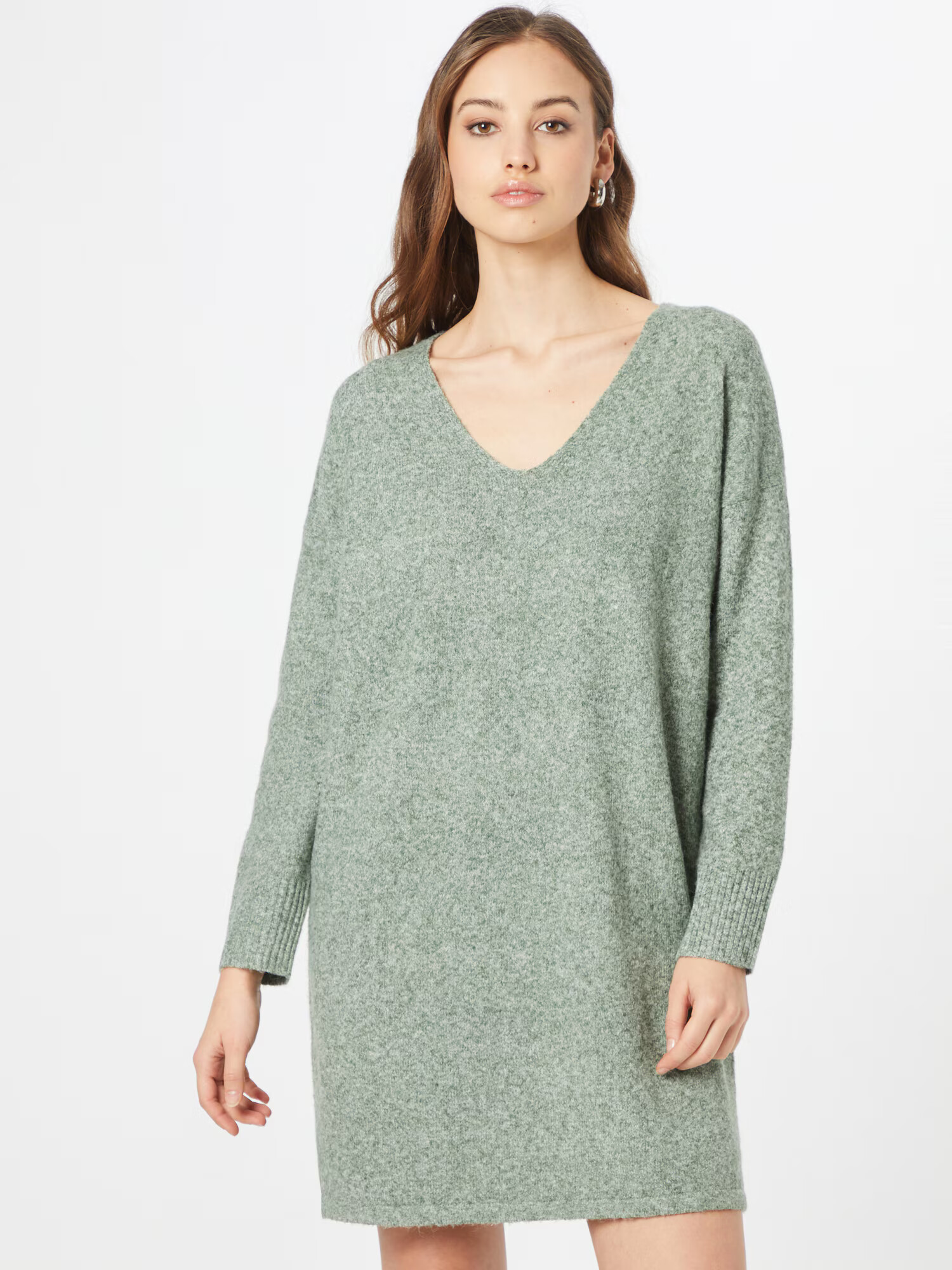 VERO MODA Rochie tricotat verde amestecat - Pled.ro