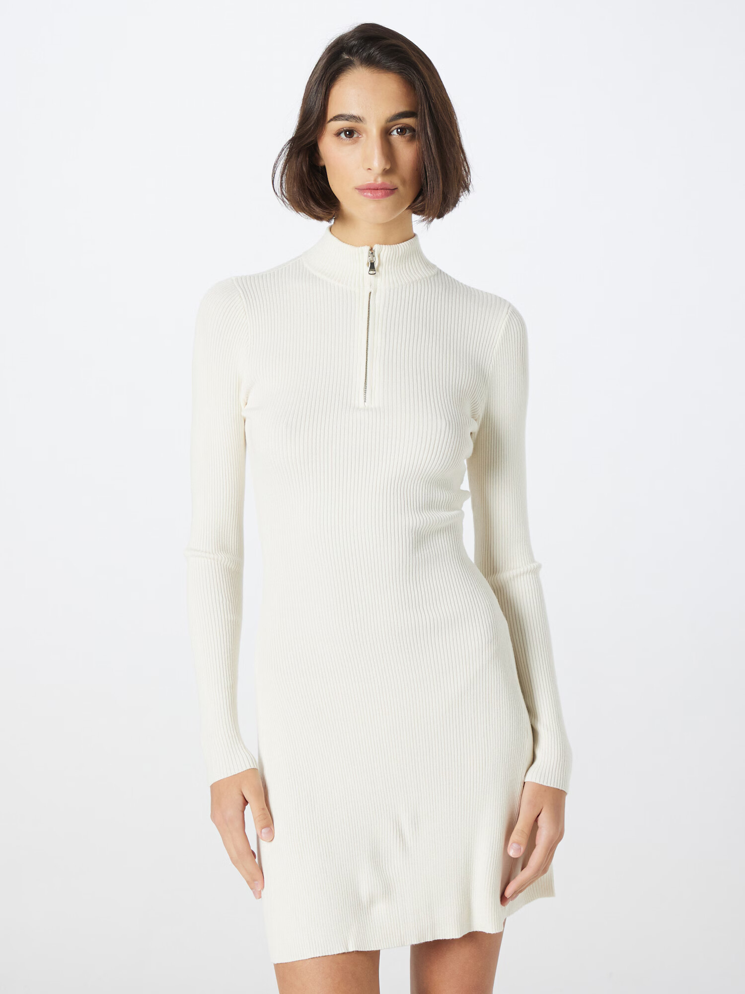 VERO MODA Rochie tricotat 'WILLOW' alb coajă de ou - Pled.ro