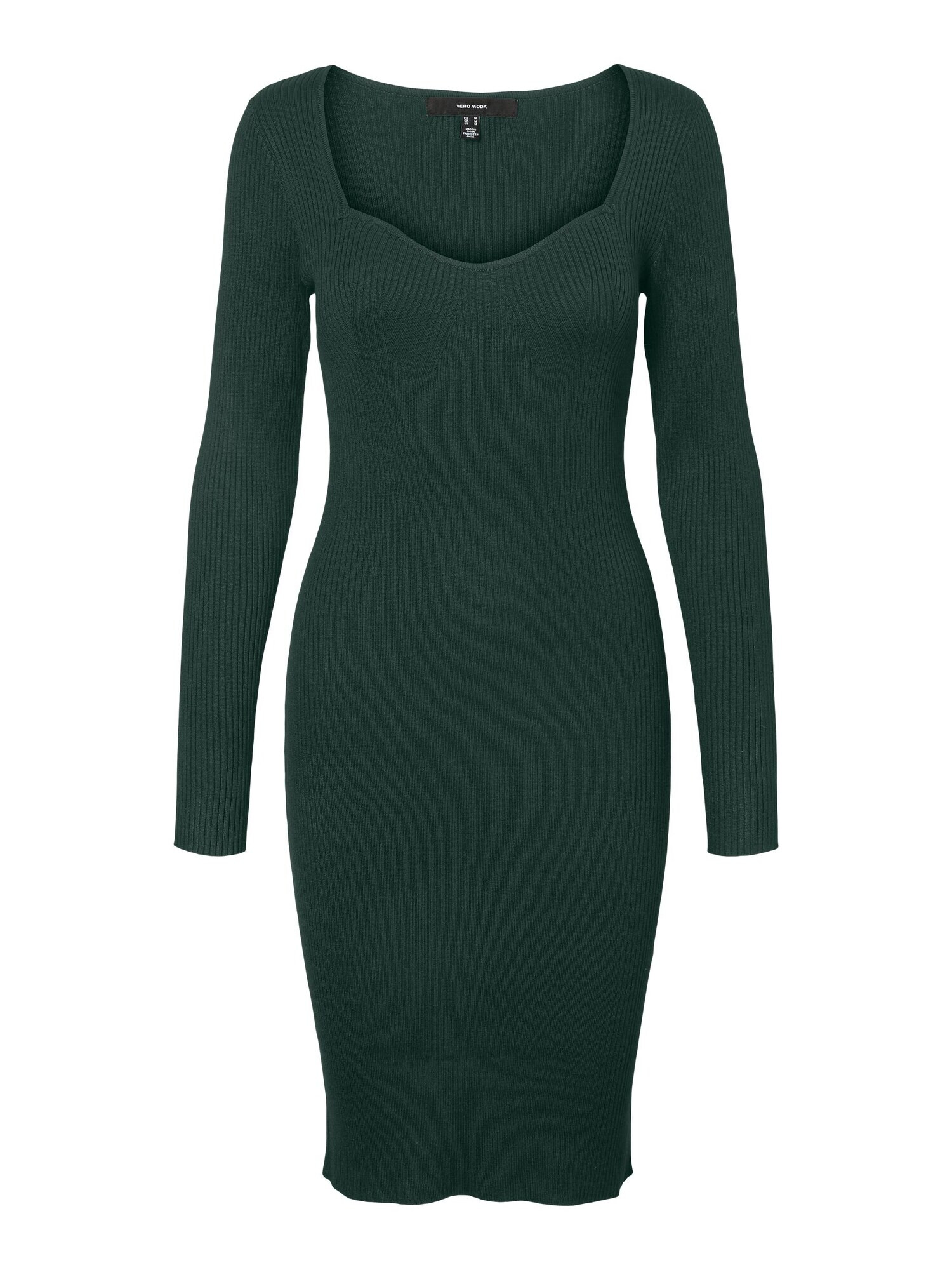 VERO MODA Rochie tricotat 'Willow' verde smarald - Pled.ro