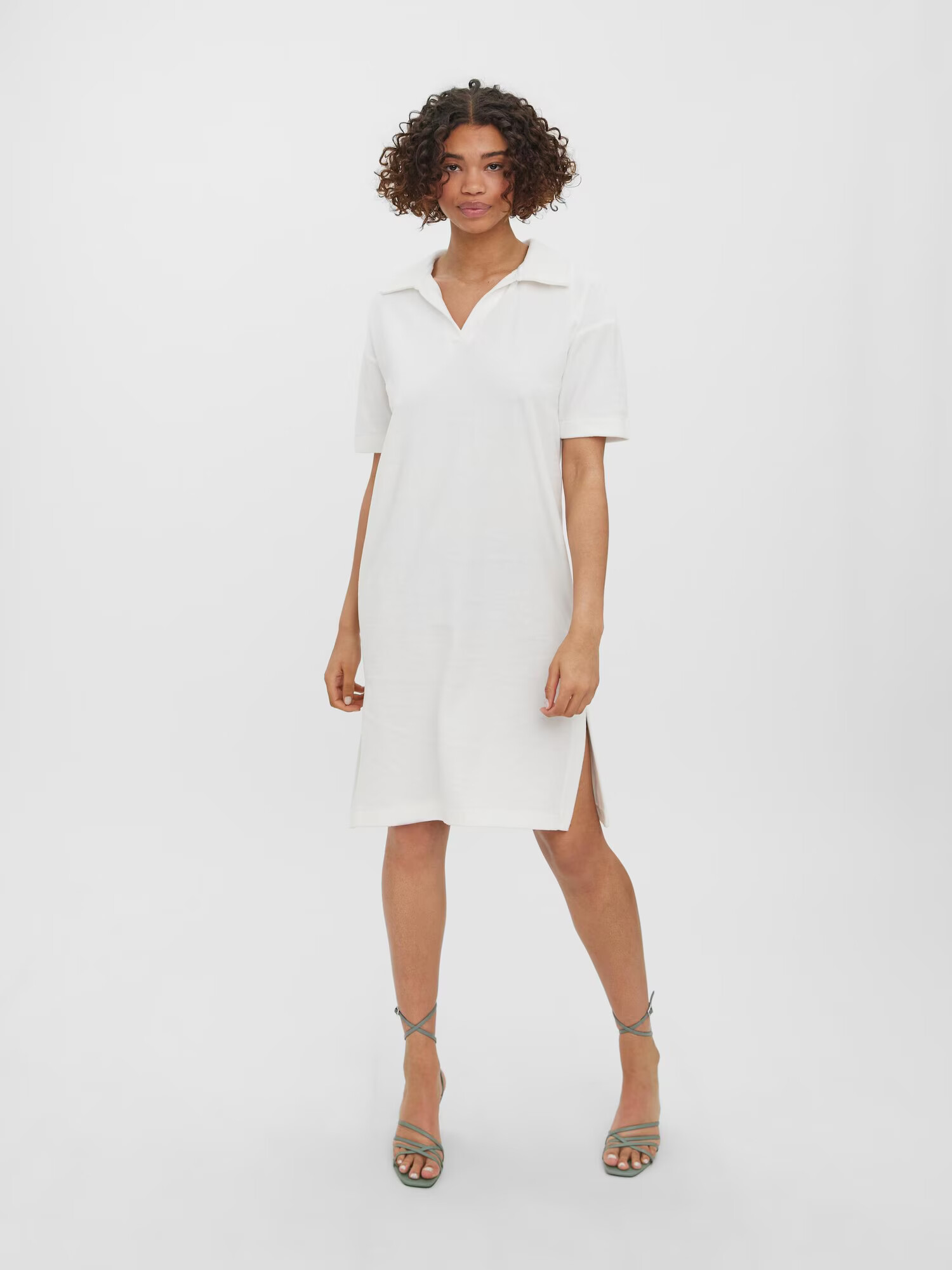 VERO MODA Rochie 'Unica' alb murdar - Pled.ro