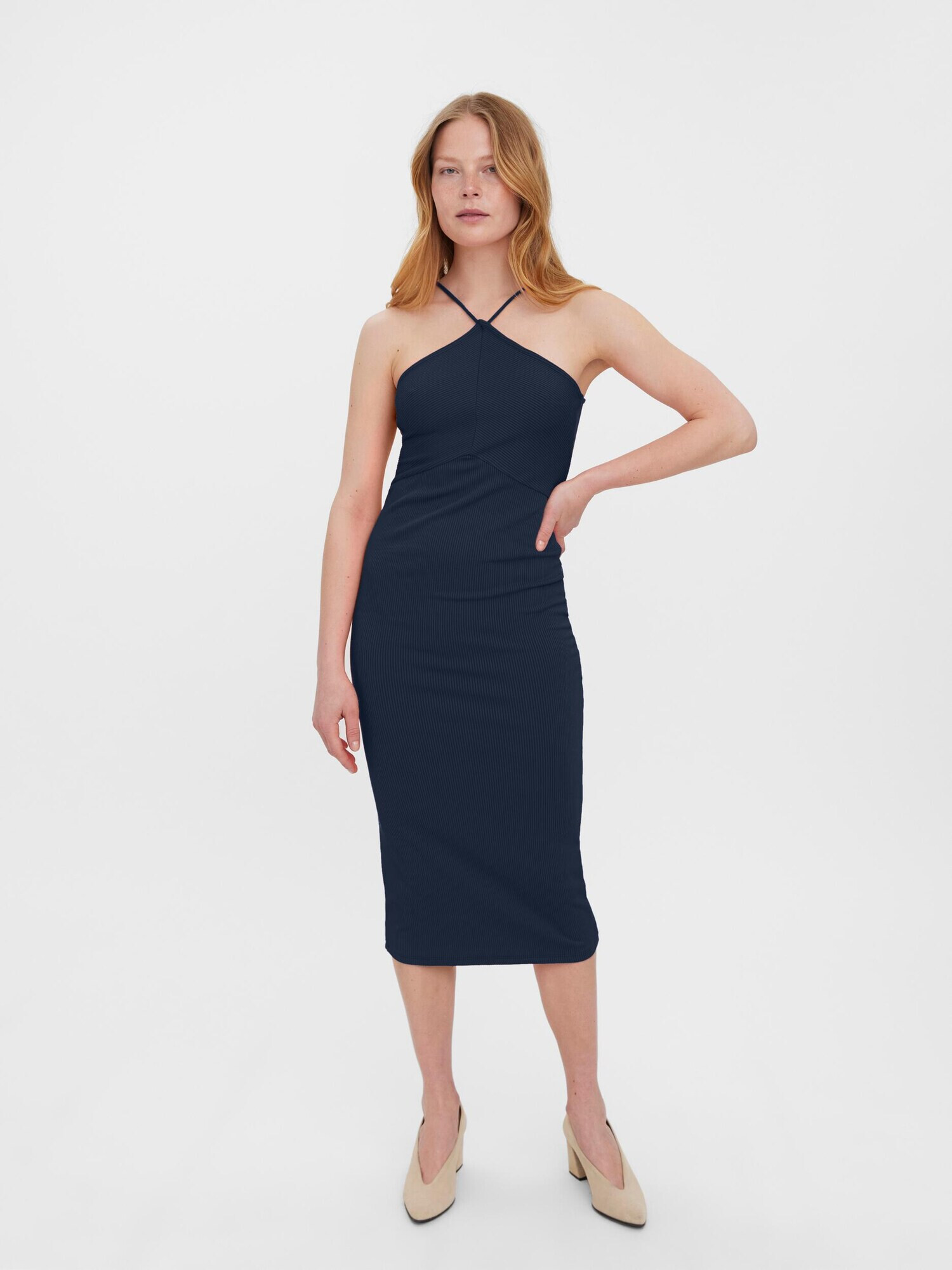 VERO MODA Rochie 'URIA MIMI' bleumarin - Pled.ro