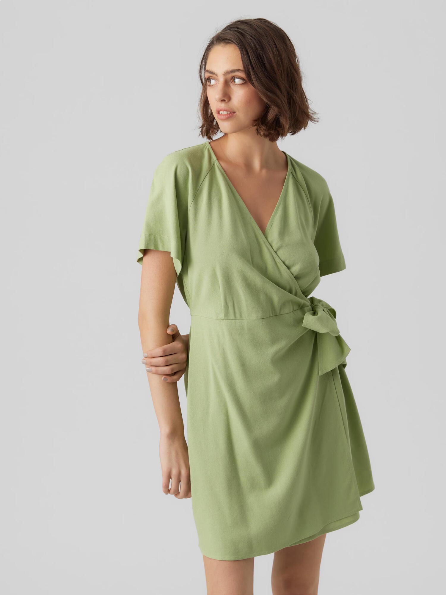 VERO MODA Rochie verde - Pled.ro