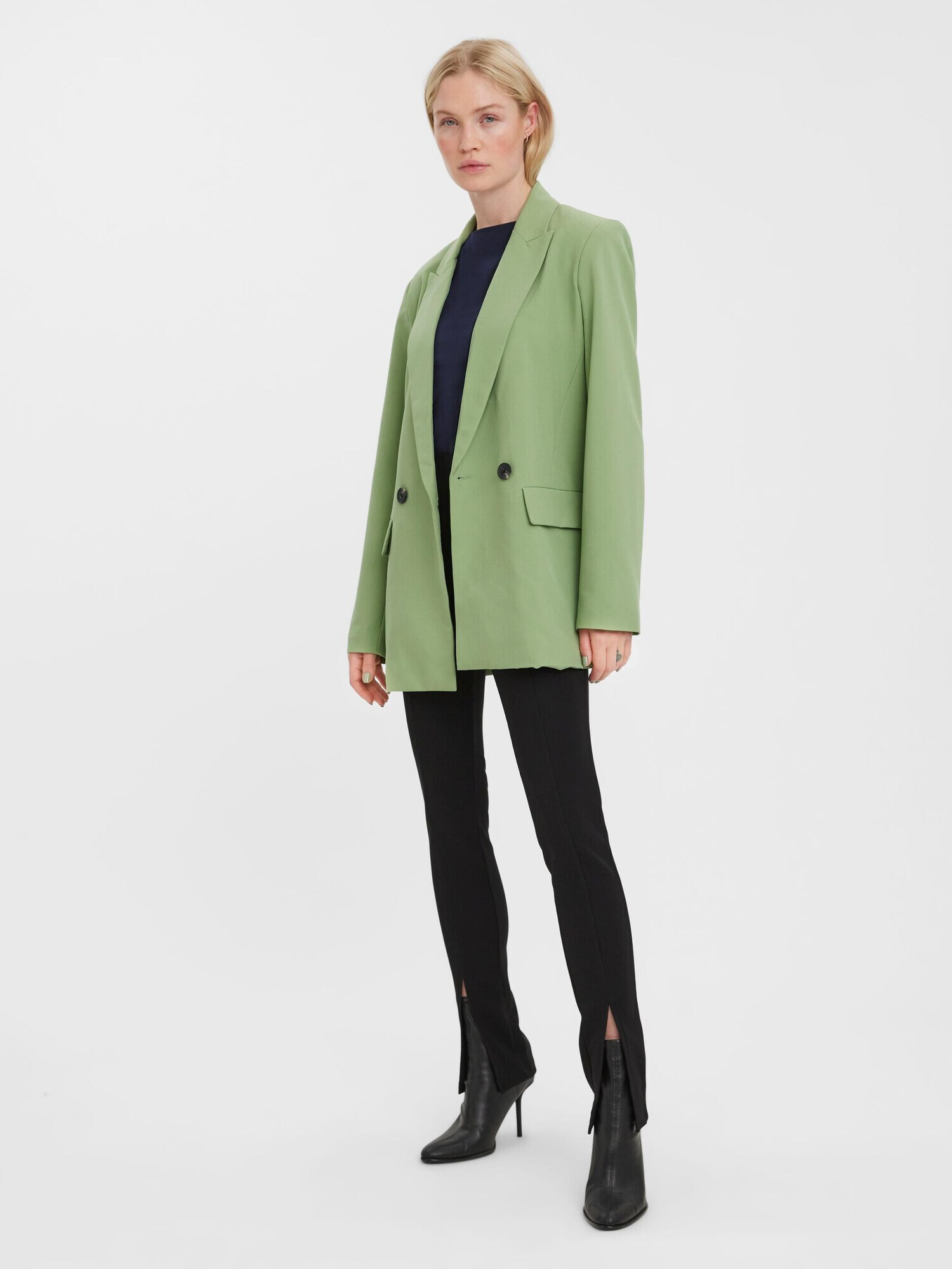 VERO MODA Sacou 'Ceci' verde deschis - Pled.ro