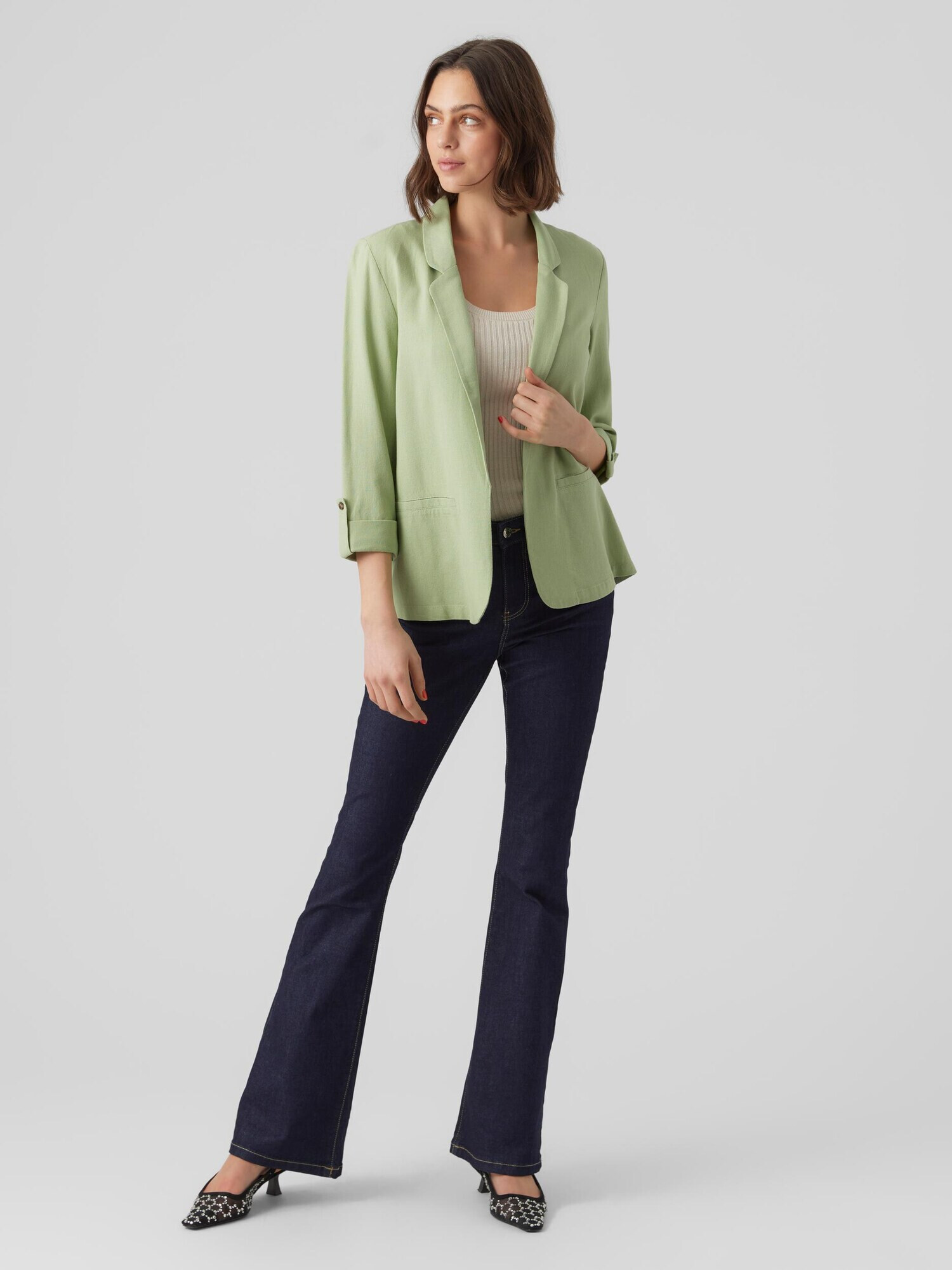 VERO MODA Sacou 'Jesmilo' verde pastel - Pled.ro