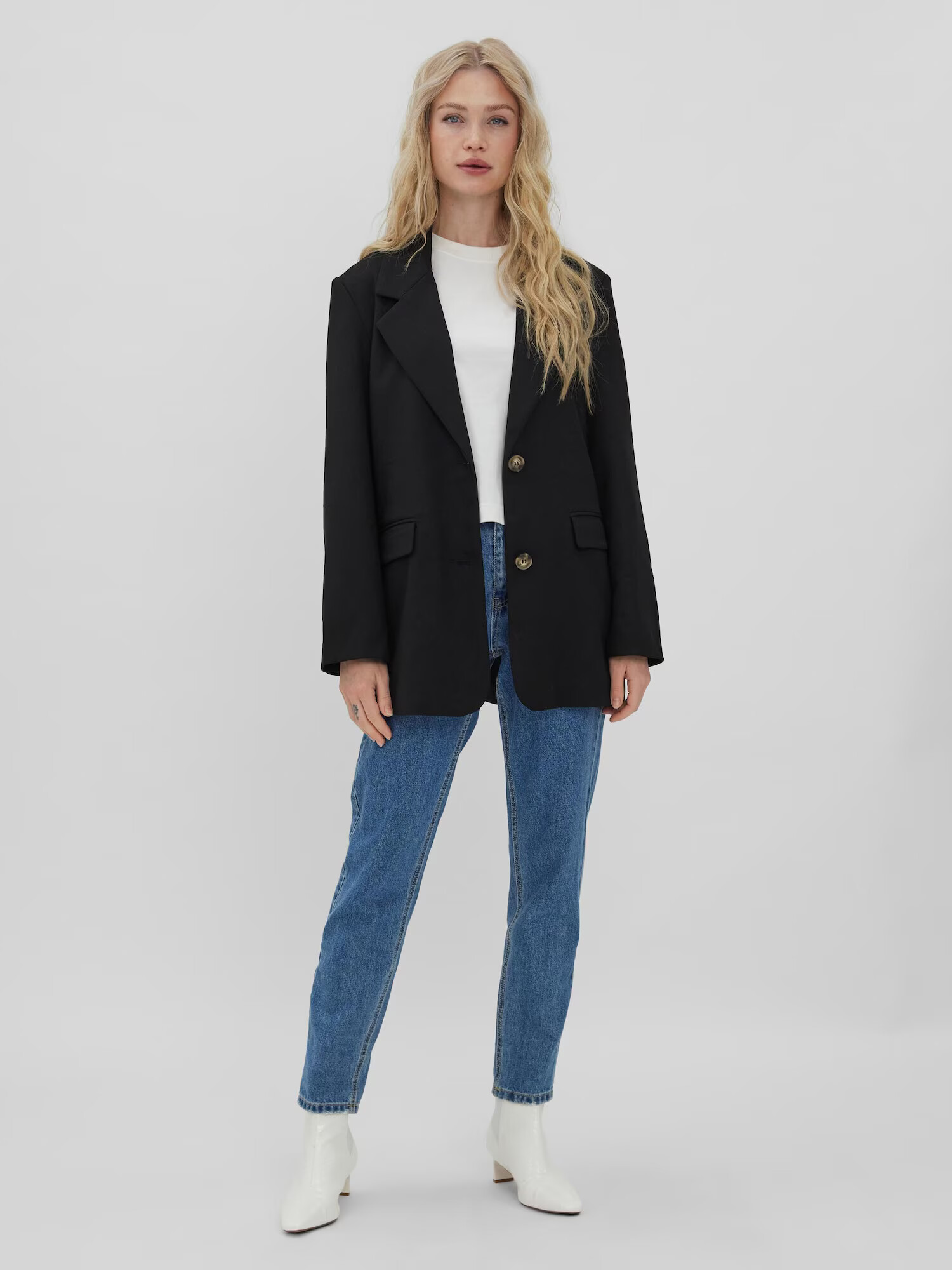 VERO MODA Sacou 'Josefine' negru - Pled.ro