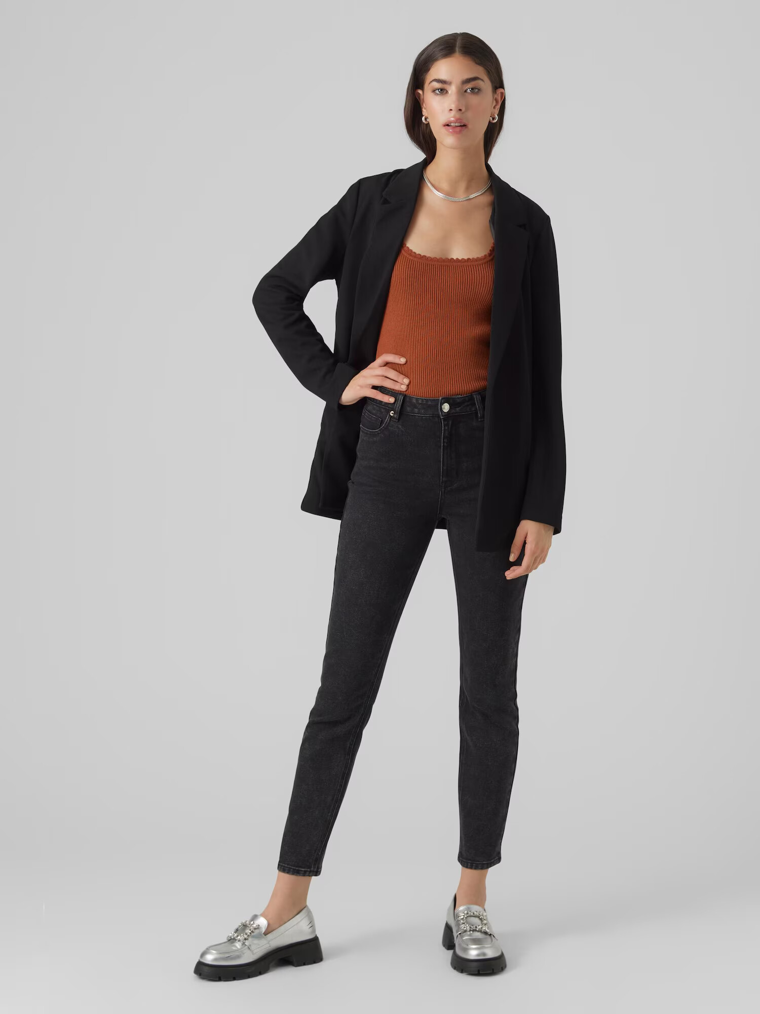 VERO MODA Sacou negru - Pled.ro