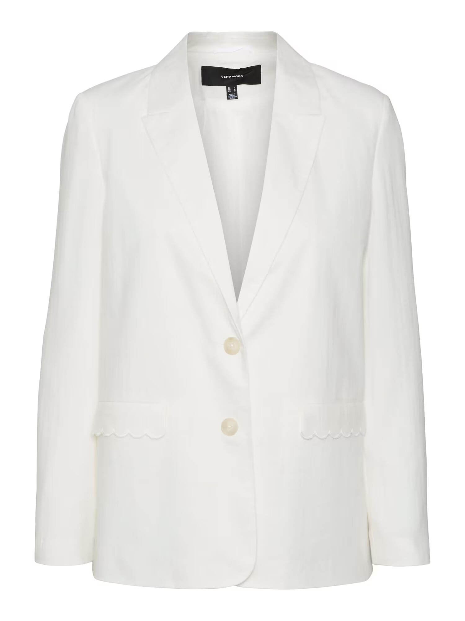 VERO MODA Sacou 'Scarlett' alb / alb natural - Pled.ro