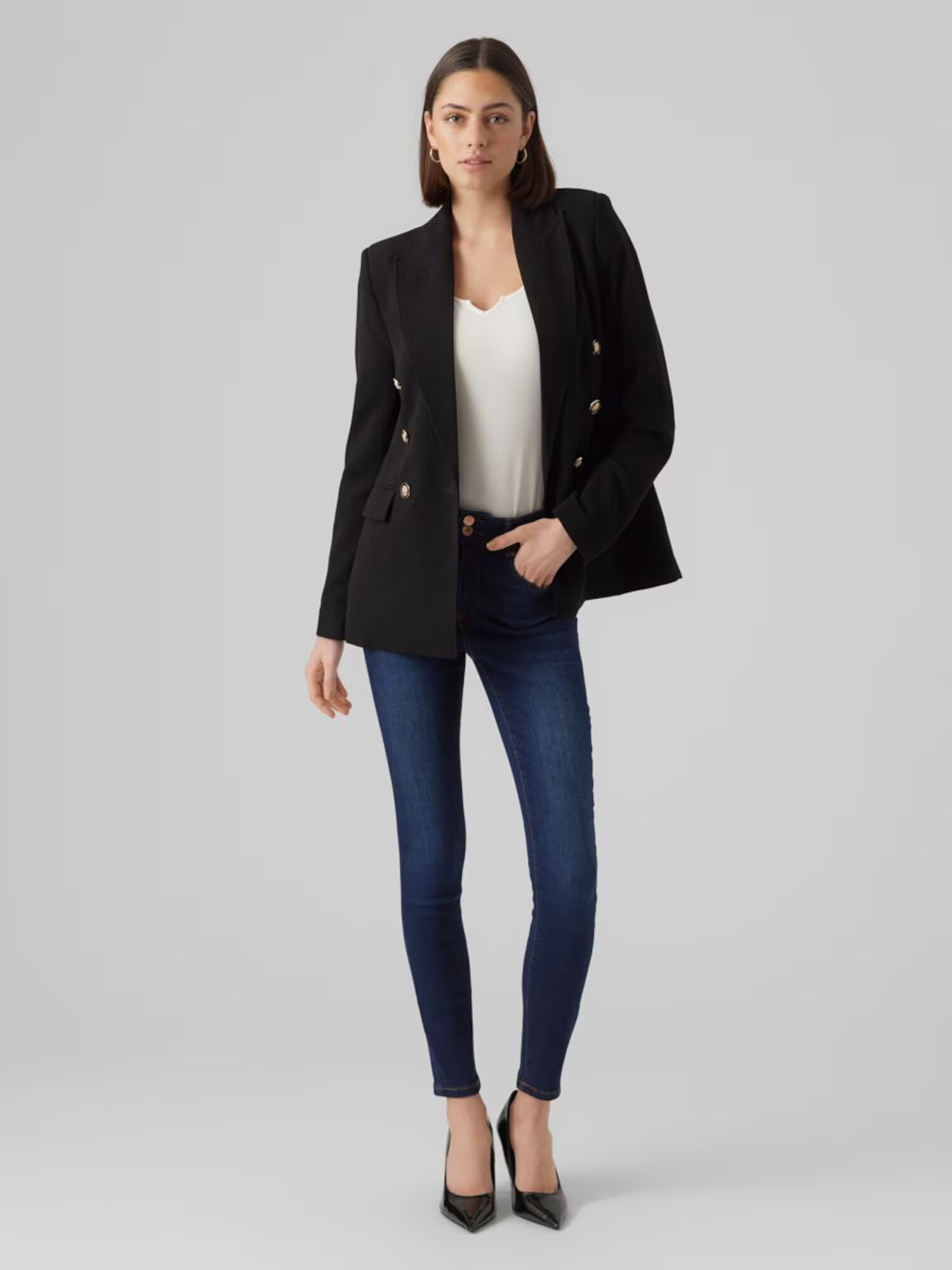 VERO MODA Sacou 'Sivsita' negru - Pled.ro