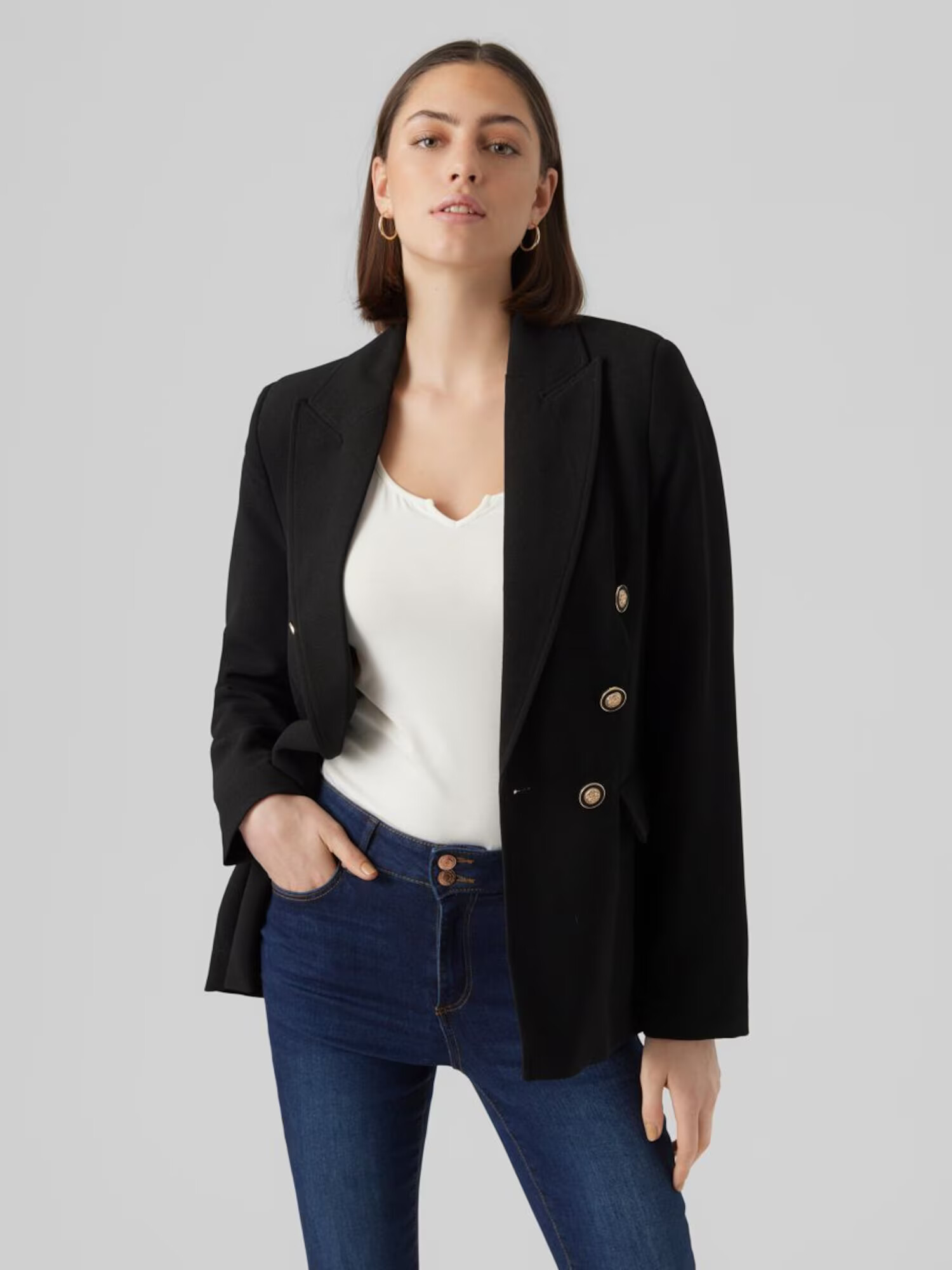 VERO MODA Sacou 'Sivsita' negru - Pled.ro