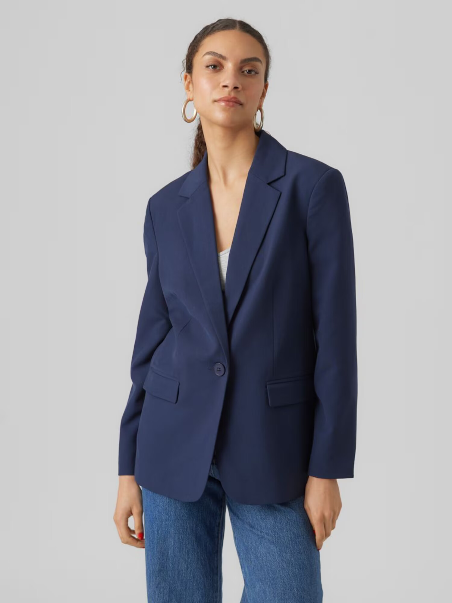 VERO MODA Sacou 'Troianthea' bleumarin - Pled.ro