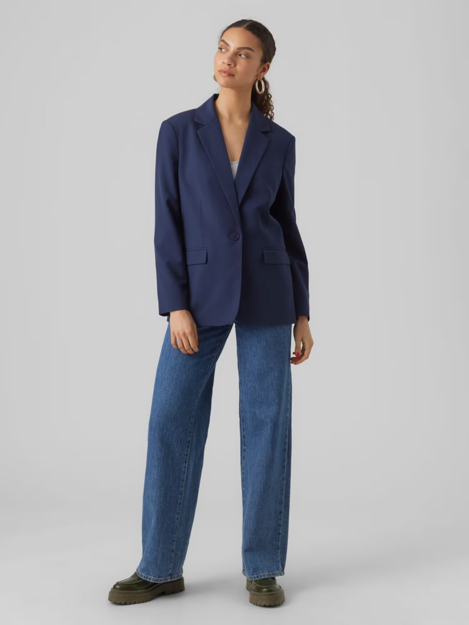 VERO MODA Sacou 'Troianthea' bleumarin - Pled.ro