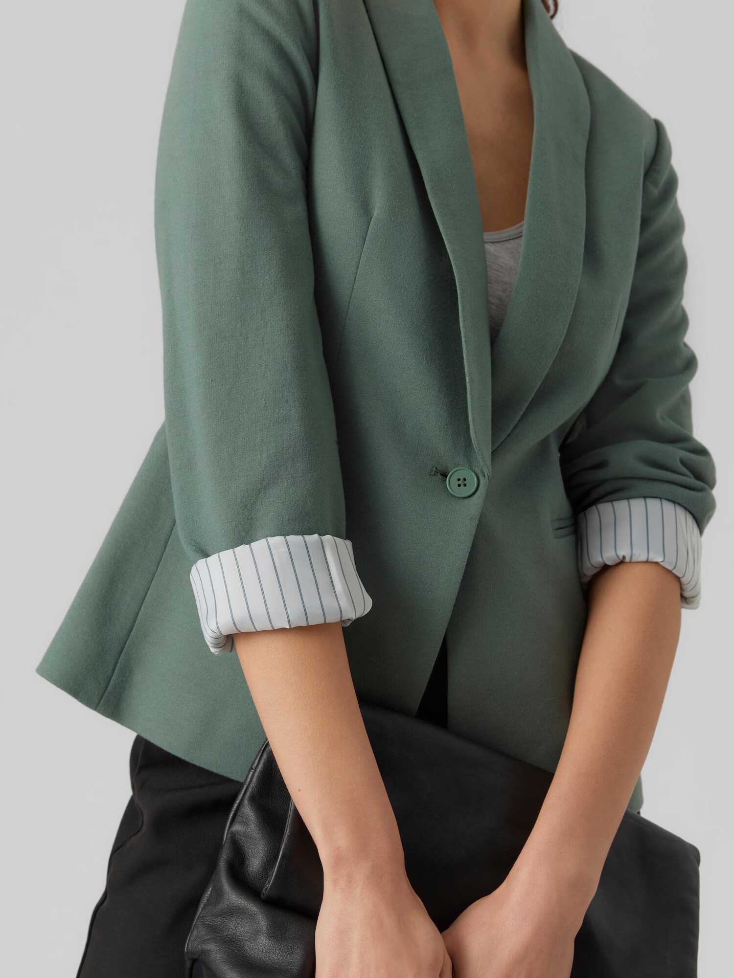 VERO MODA Sacou verde pin - Pled.ro