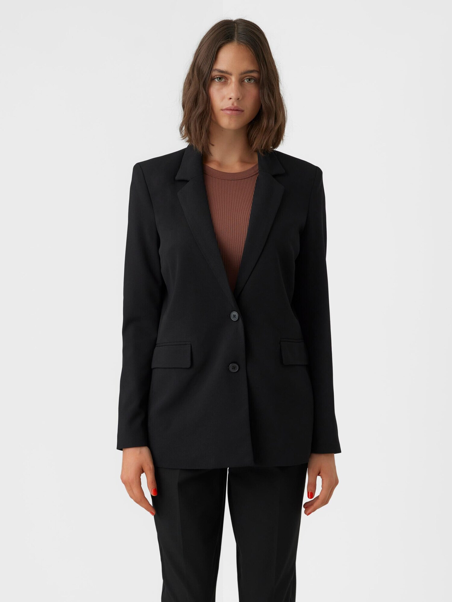 VERO MODA Sacou 'Zamira' negru - Pled.ro