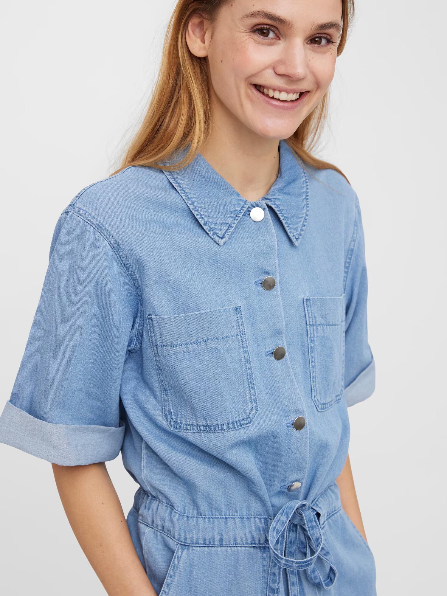 VERO MODA Salopeta 'LILIA' albastru denim - Pled.ro