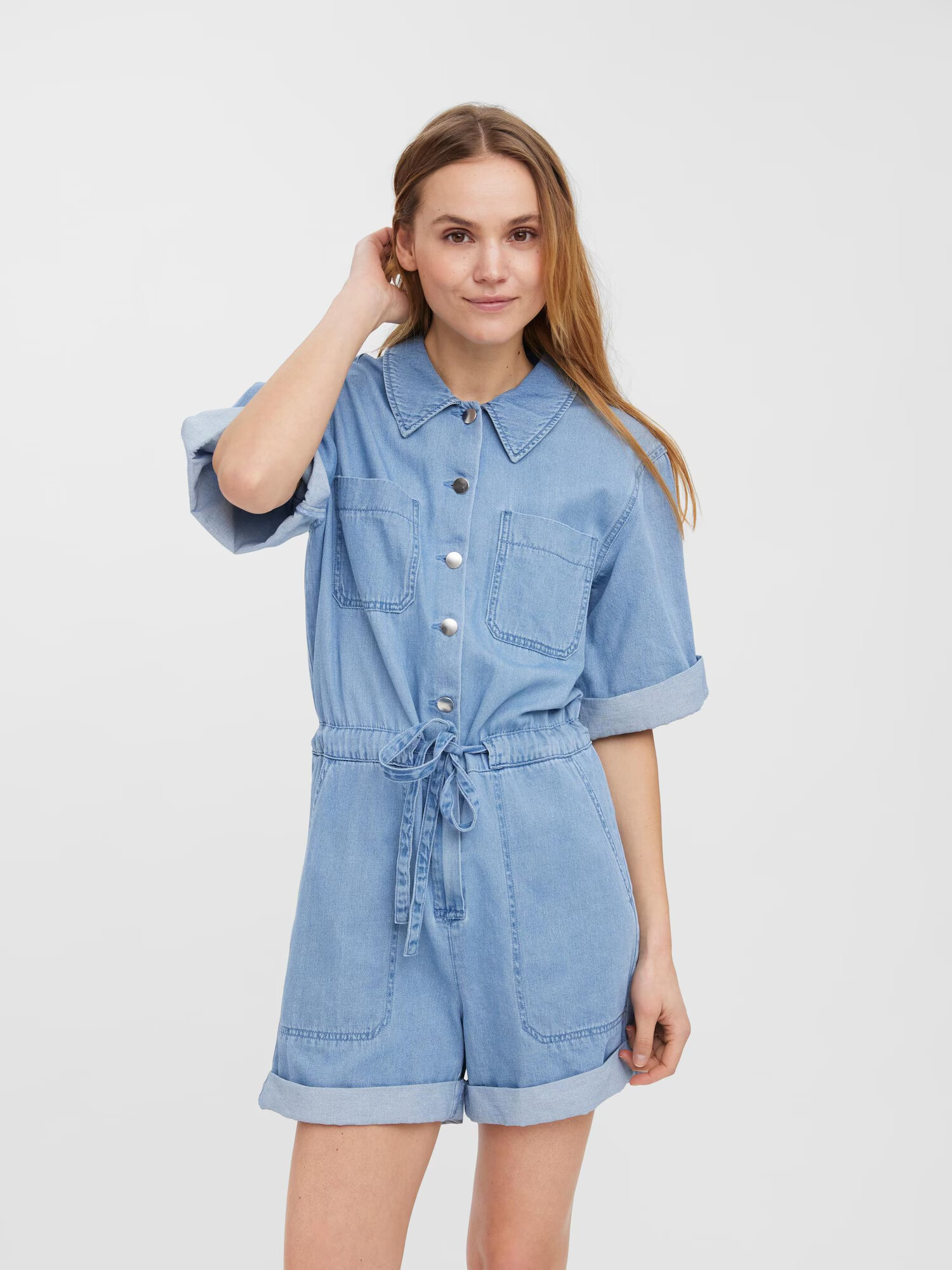 VERO MODA Salopeta 'LILIA' albastru denim - Pled.ro