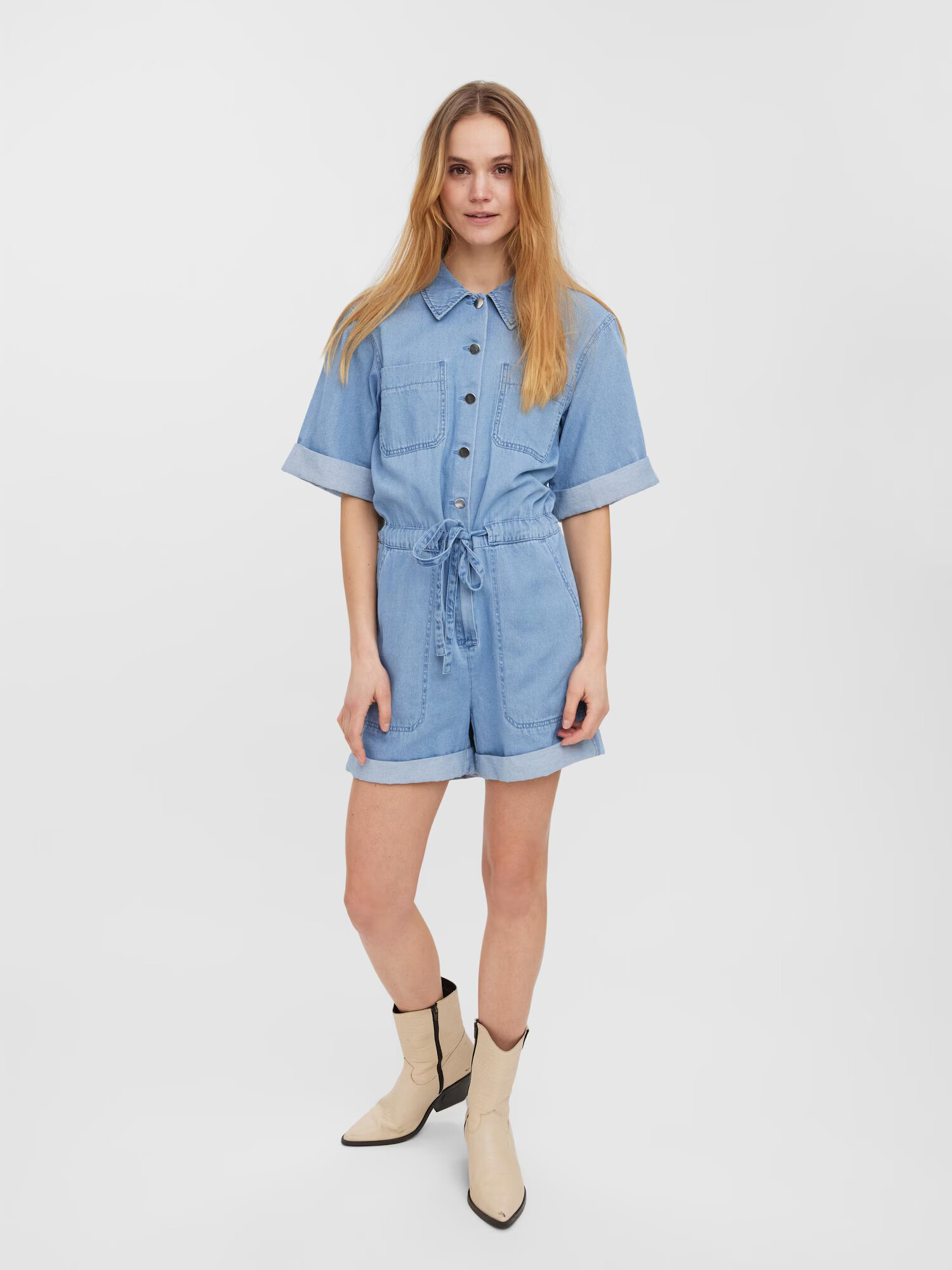 VERO MODA Salopeta 'LILIA' albastru denim - Pled.ro