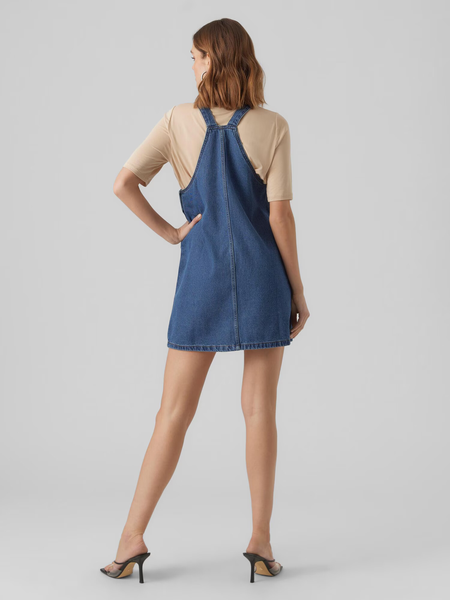 VERO MODA Salopetă rochie scurtă 'Kaila' albastru denim - Pled.ro