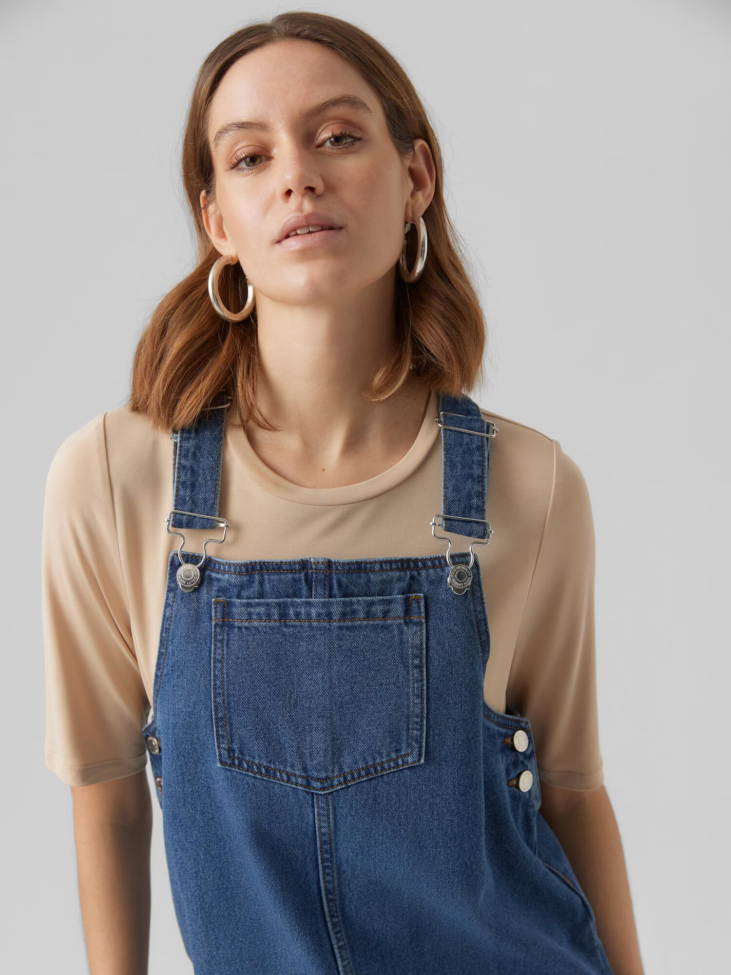 VERO MODA Salopetă rochie scurtă 'Kaila' albastru denim - Pled.ro