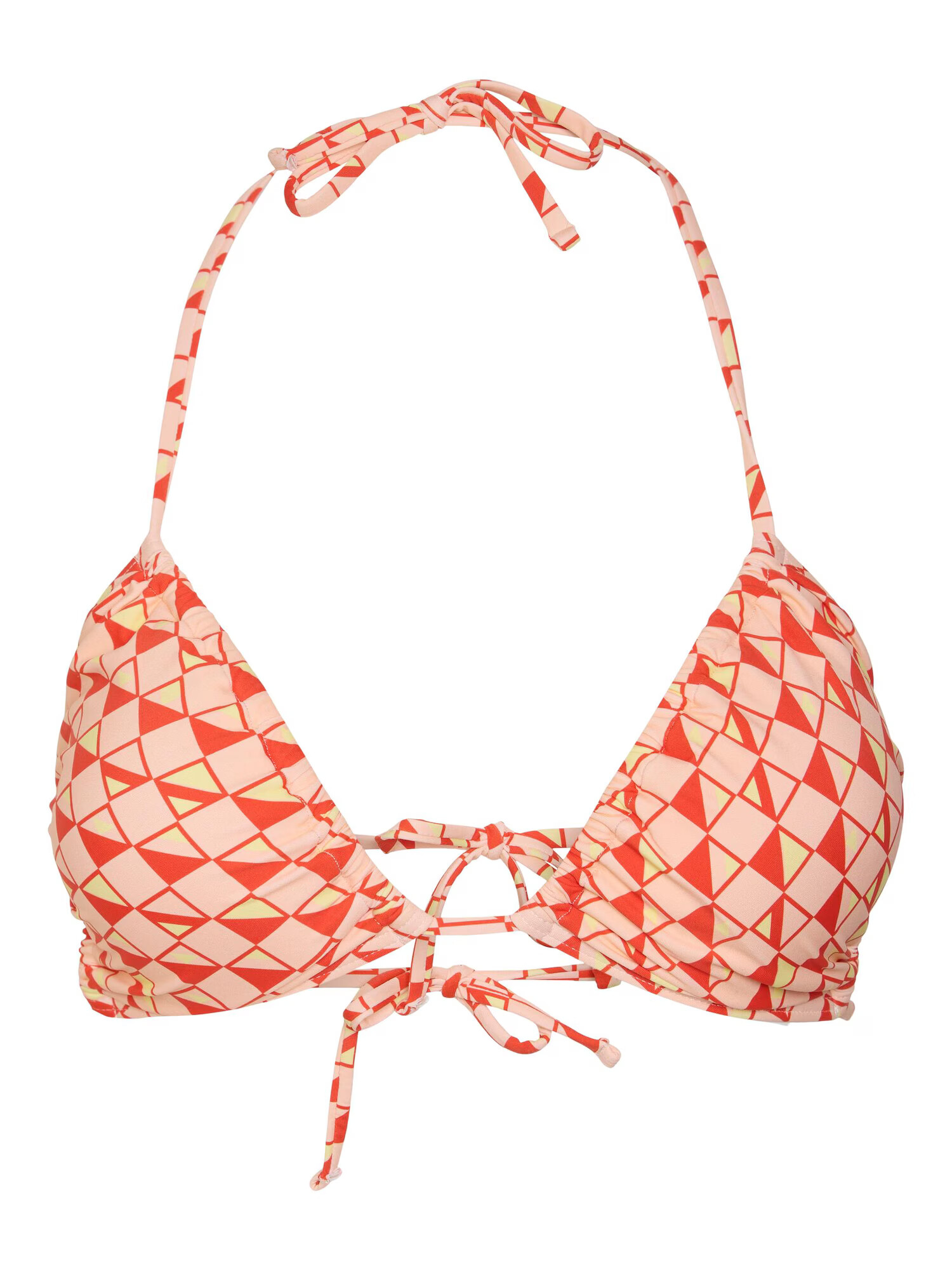 VERO MODA Sutien costum de baie 'Kitta' galben / roz / roșu deschis - Pled.ro