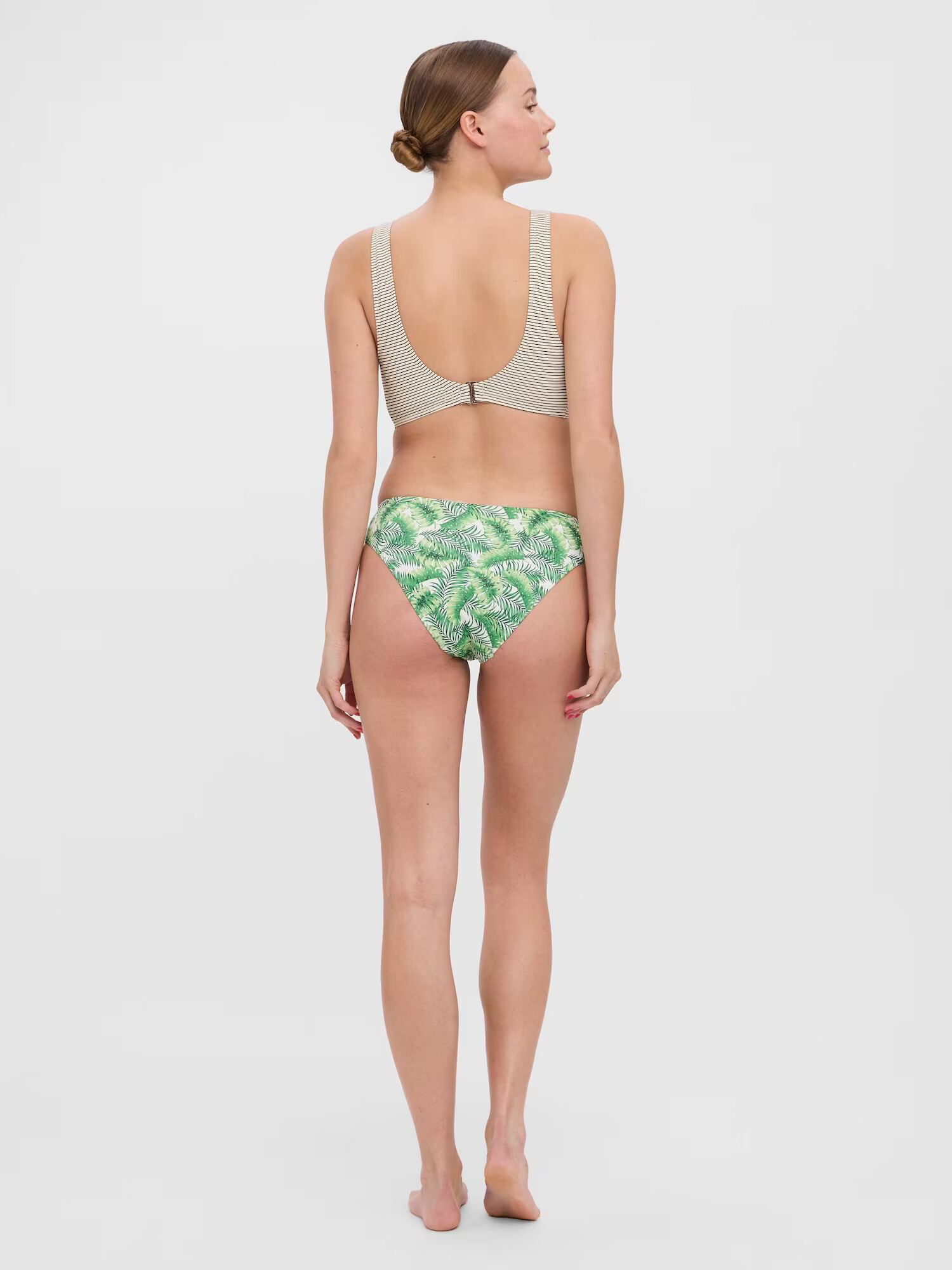 VERO MODA Sutien costum de baie 'Vivi' bej / albastru închis - Pled.ro