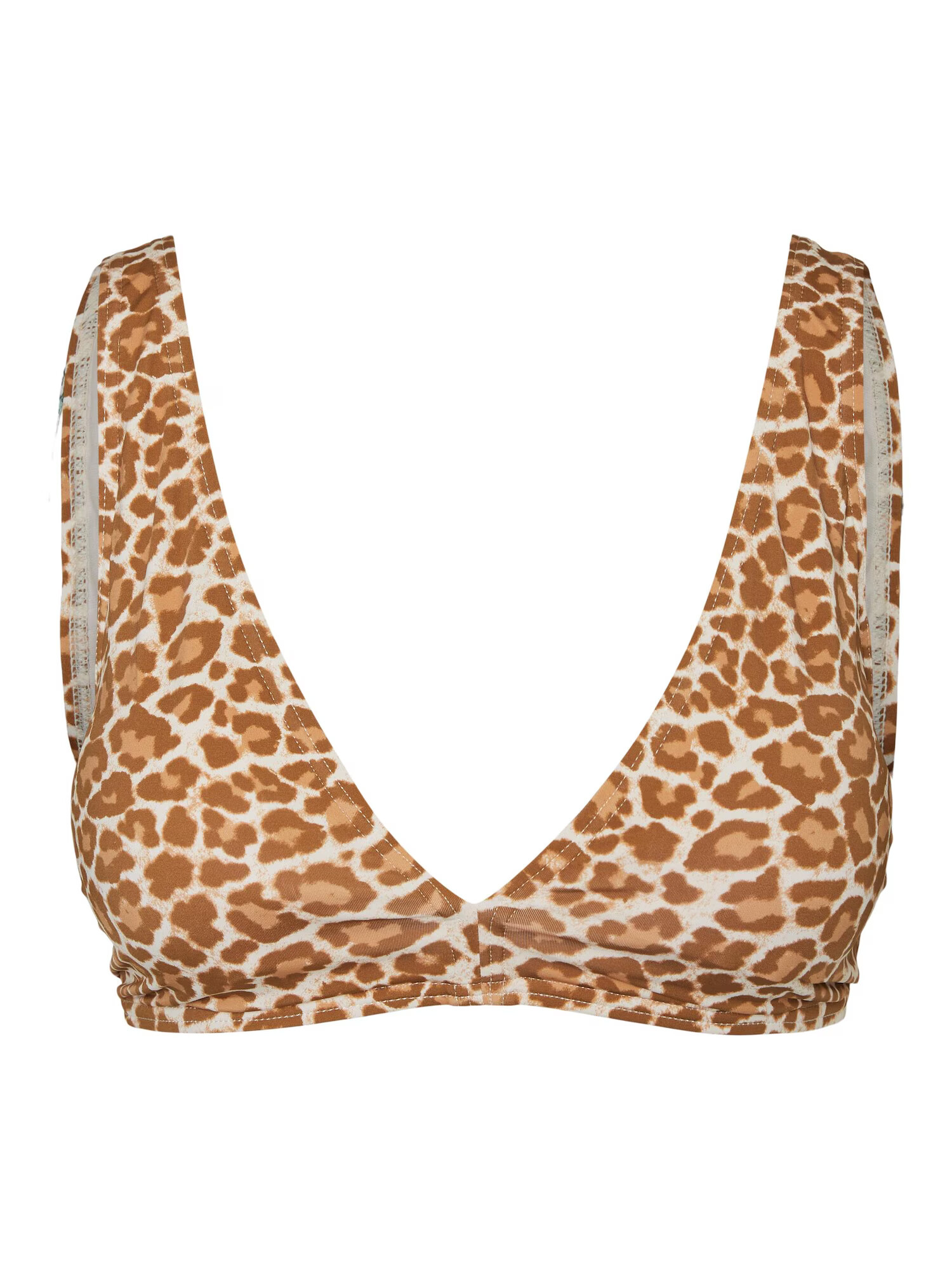 VERO MODA Sutien costum de baie 'Vivi' maro / maro deschis / alb natural - Pled.ro