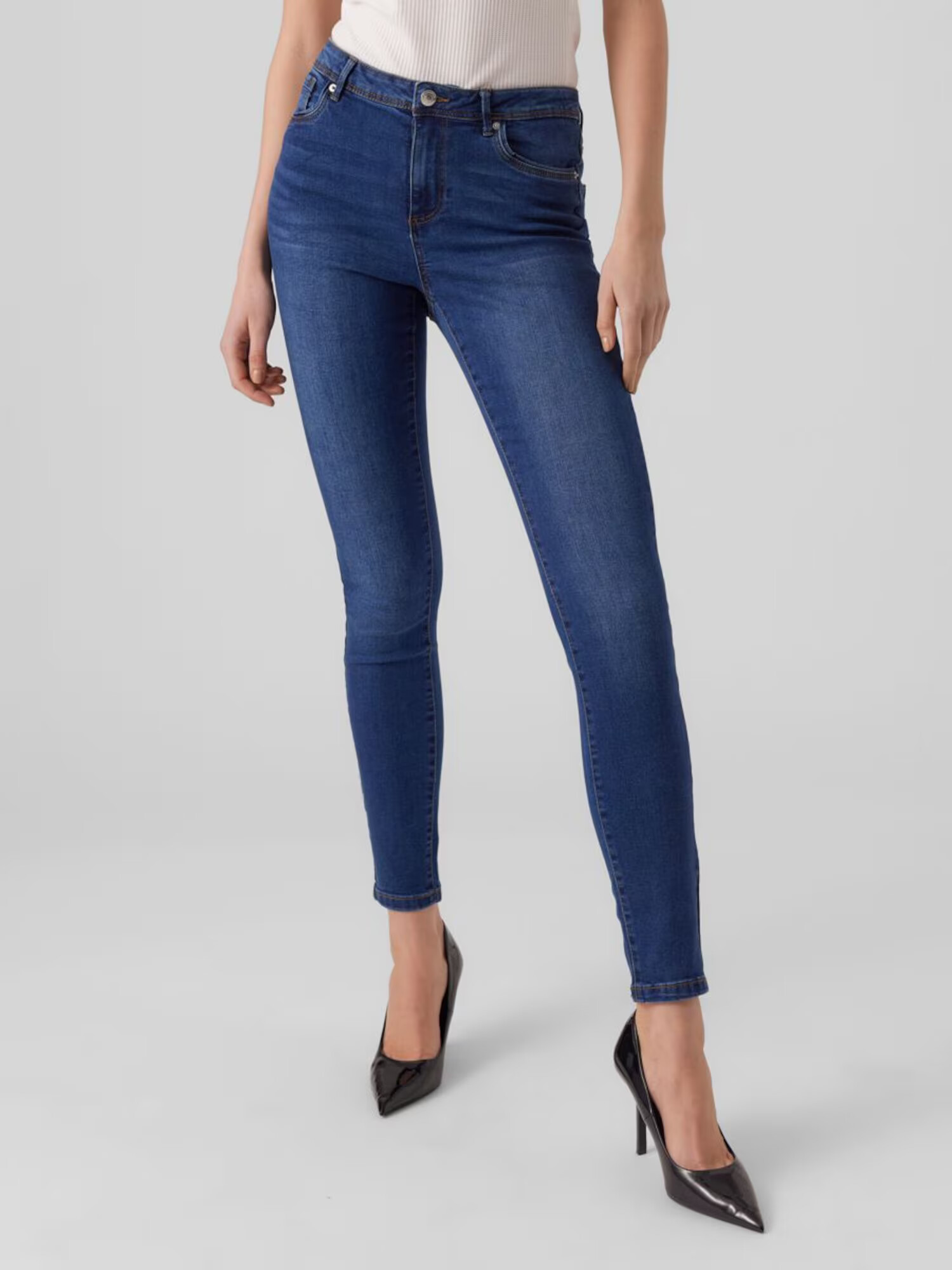 Vero Moda Tall Jeans 'Tanya' albastru închis - Pled.ro