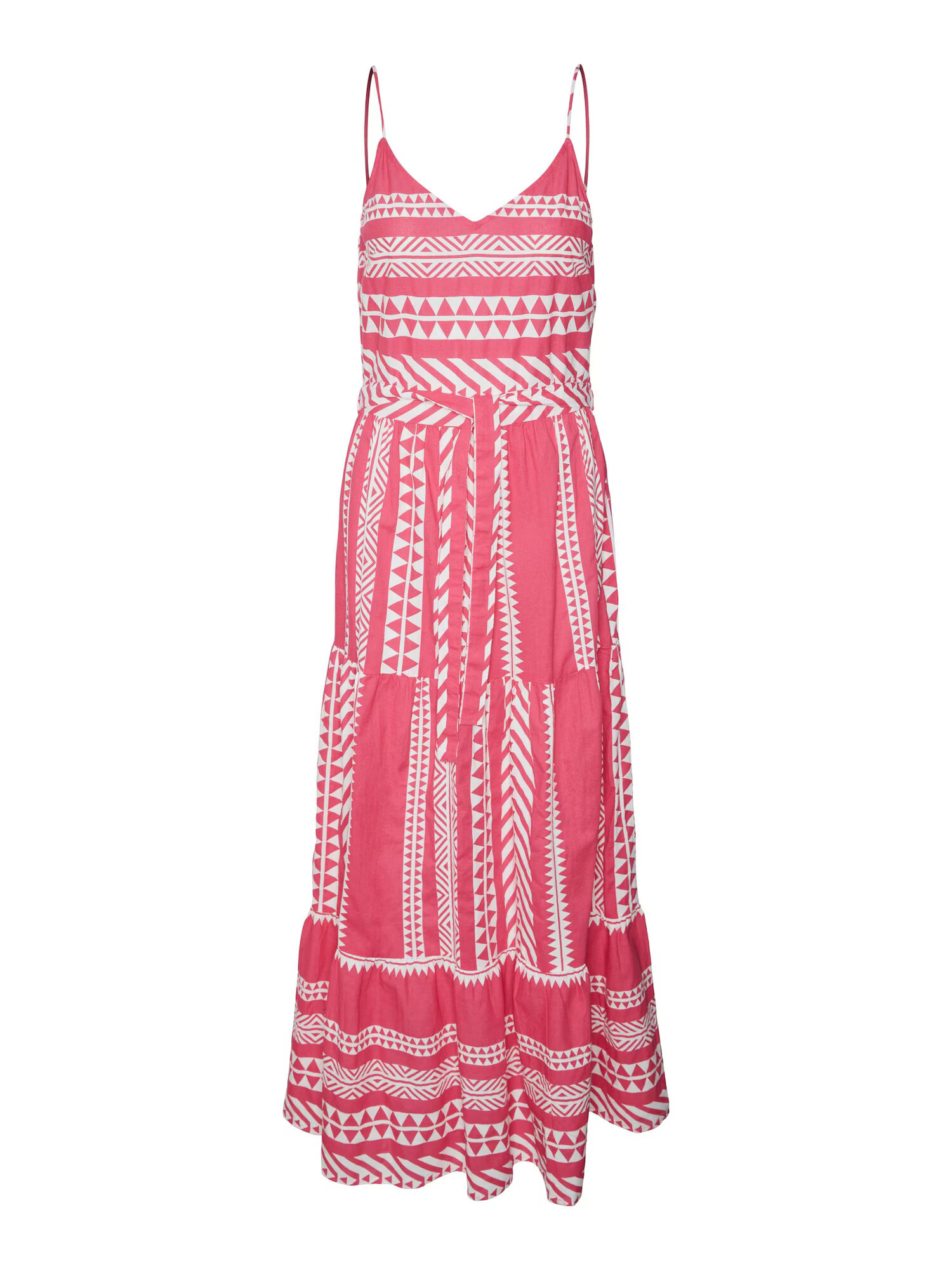 Vero Moda Tall Rochie de vară 'Dicthe' magenta / alb - Pled.ro